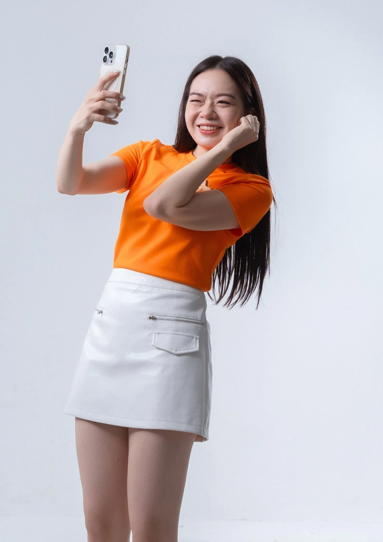 马上有钱Tee - ORANGE ZBP5264