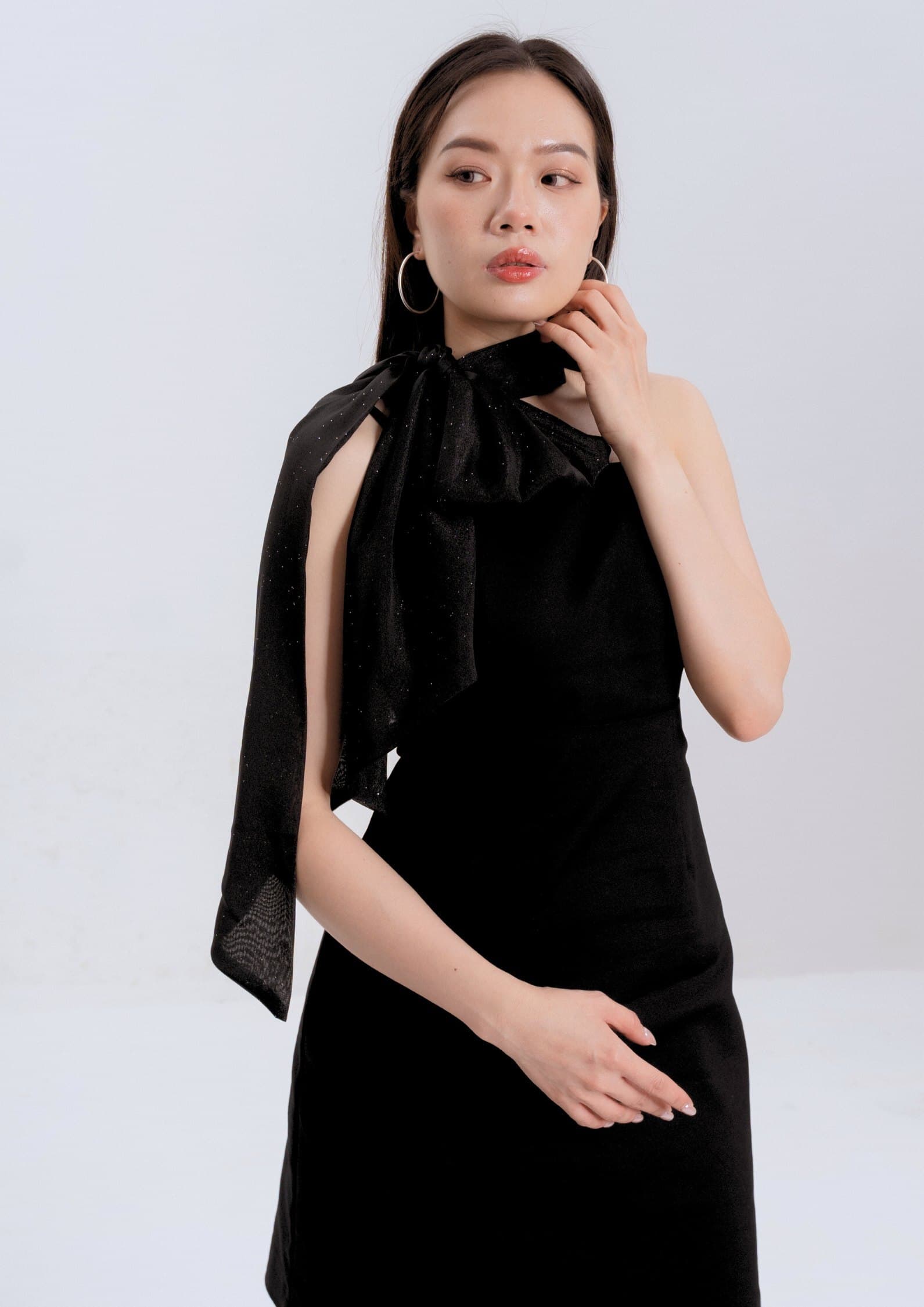 Drape Tie Dress ZBL5075
