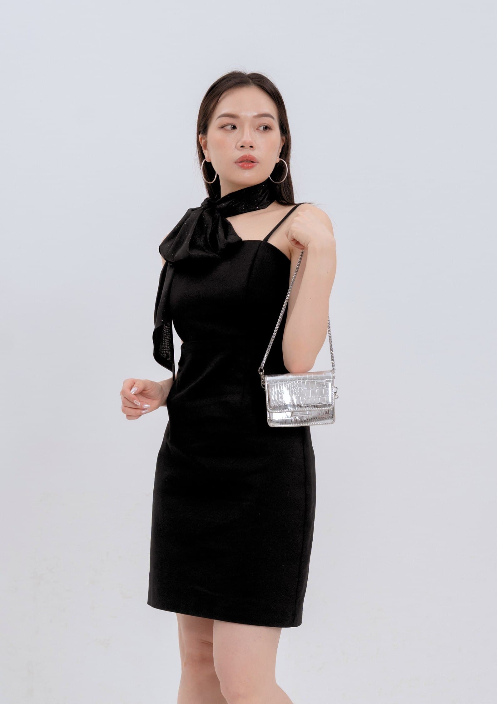 Drape Tie Dress ZBL5075