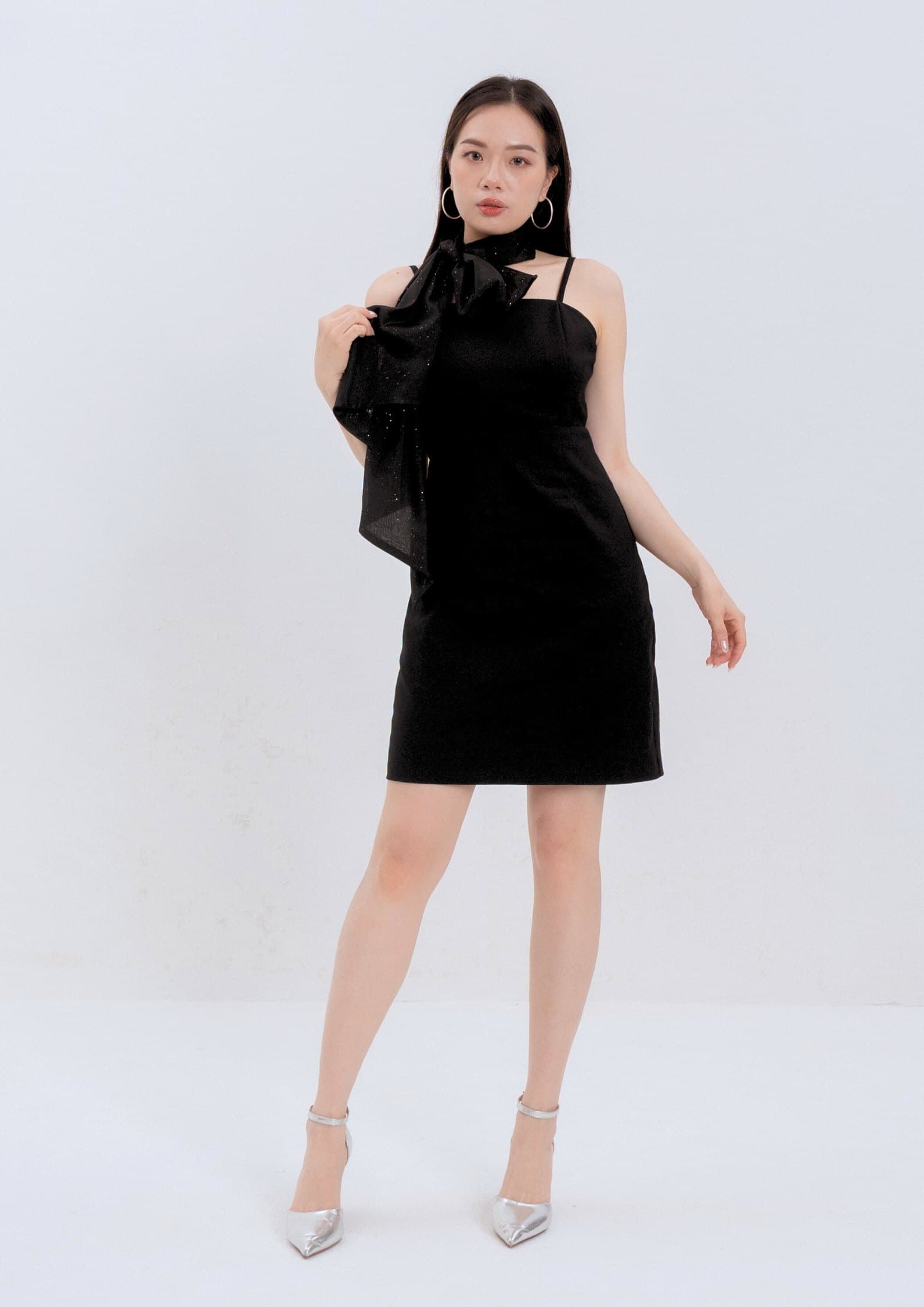 Drape Tie Dress ZBL5075