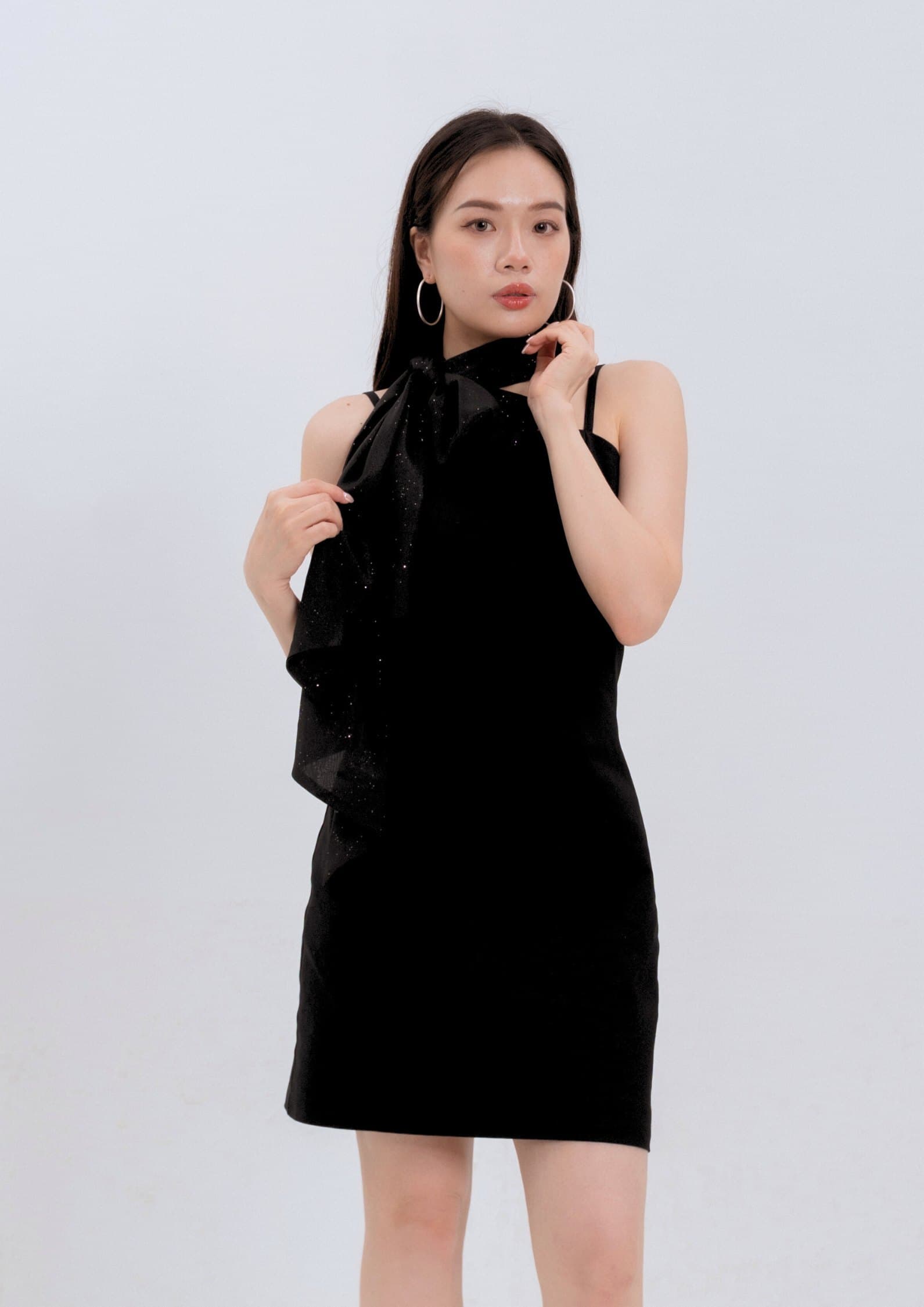 Drape Tie Dress ZBL5075