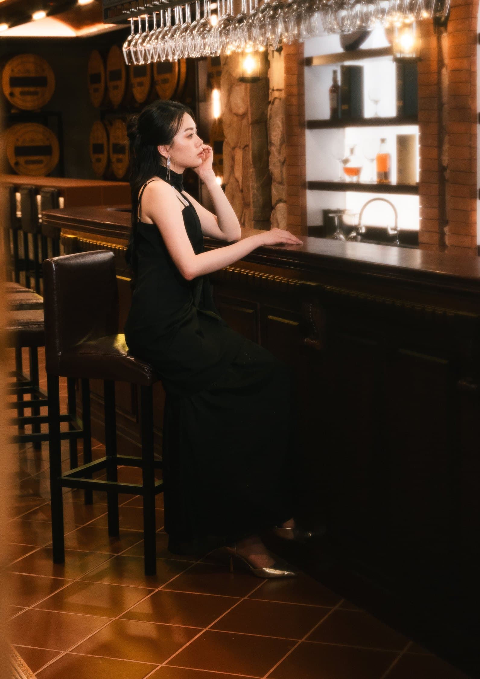 Drape Tie Dress ZBL5075