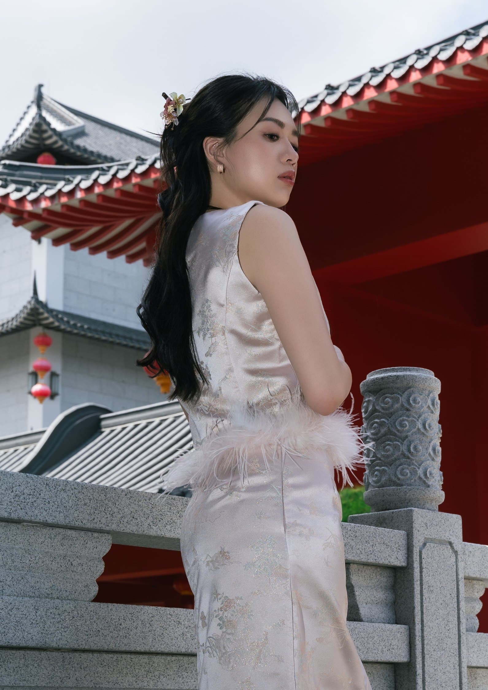 Sleeveless Cheongsam