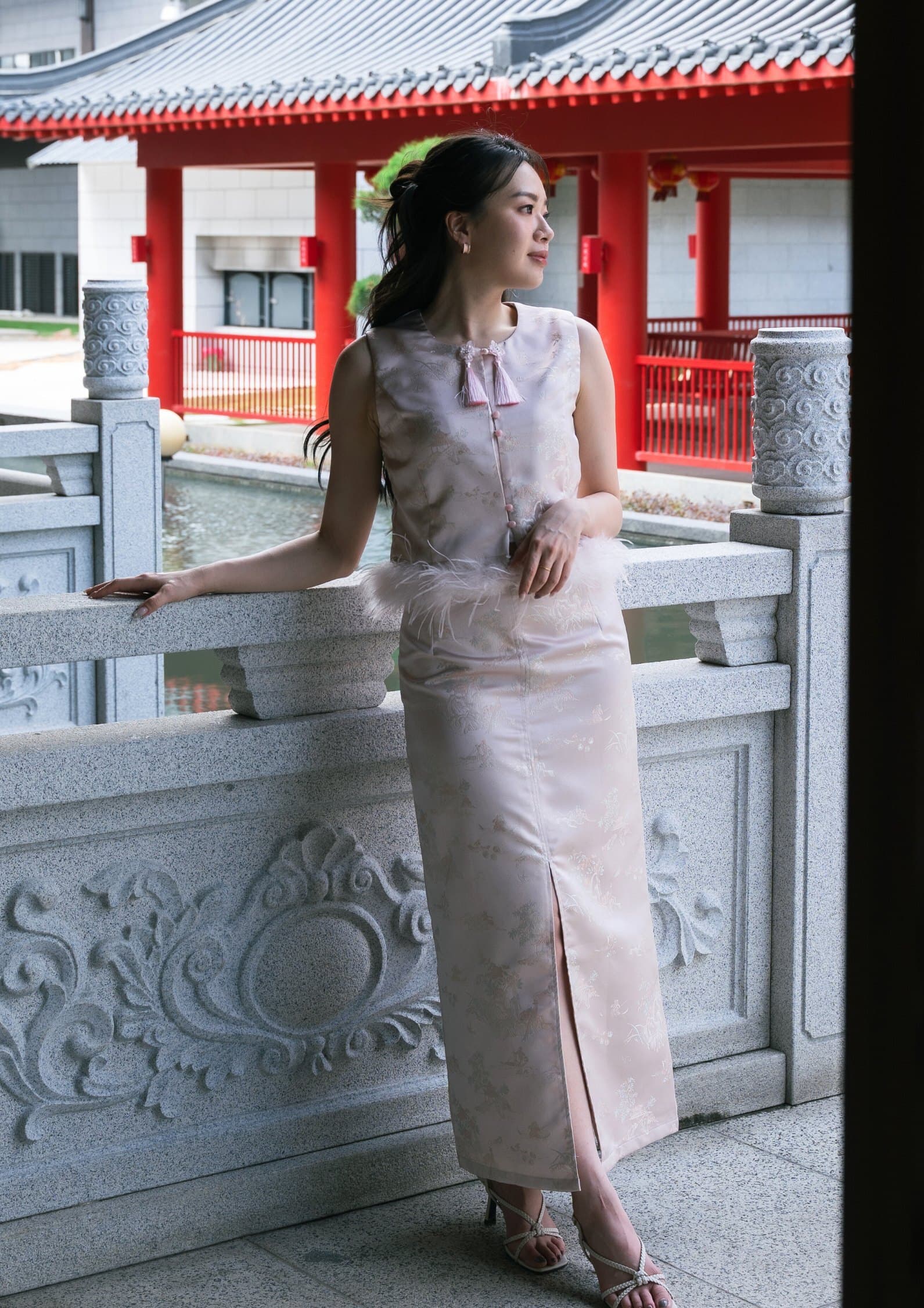 Sleeveless Cheongsam