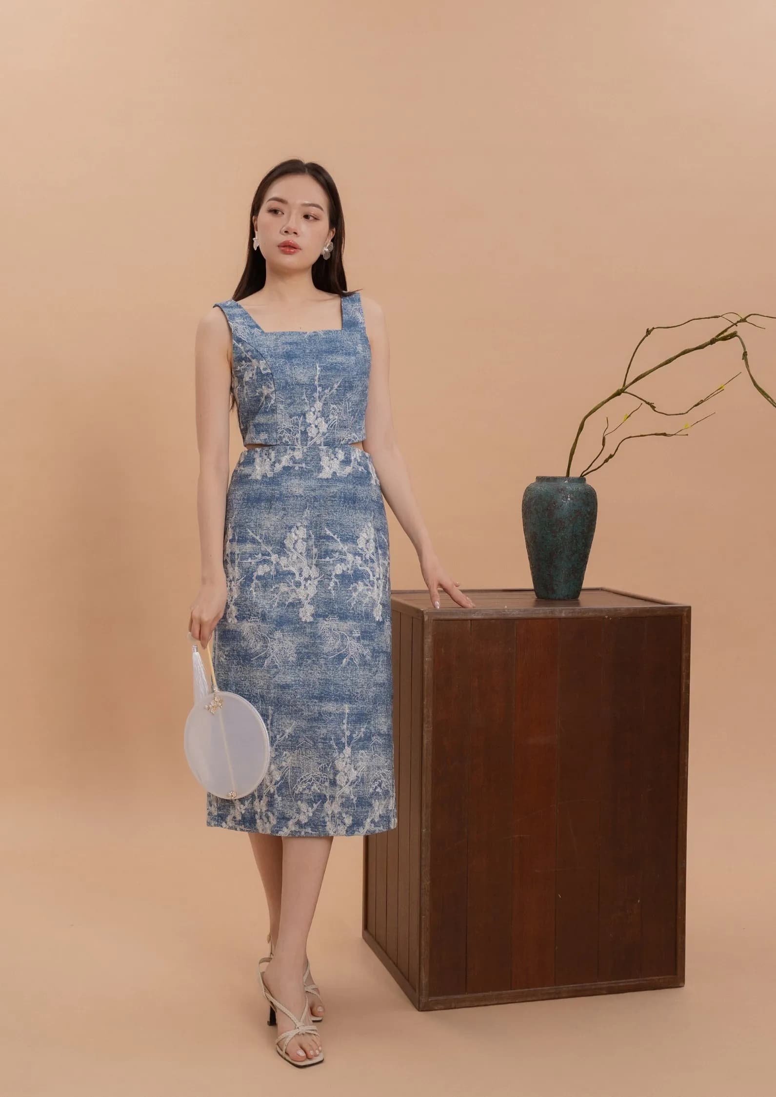 Denim Cheongsam Dresses ZBL5072