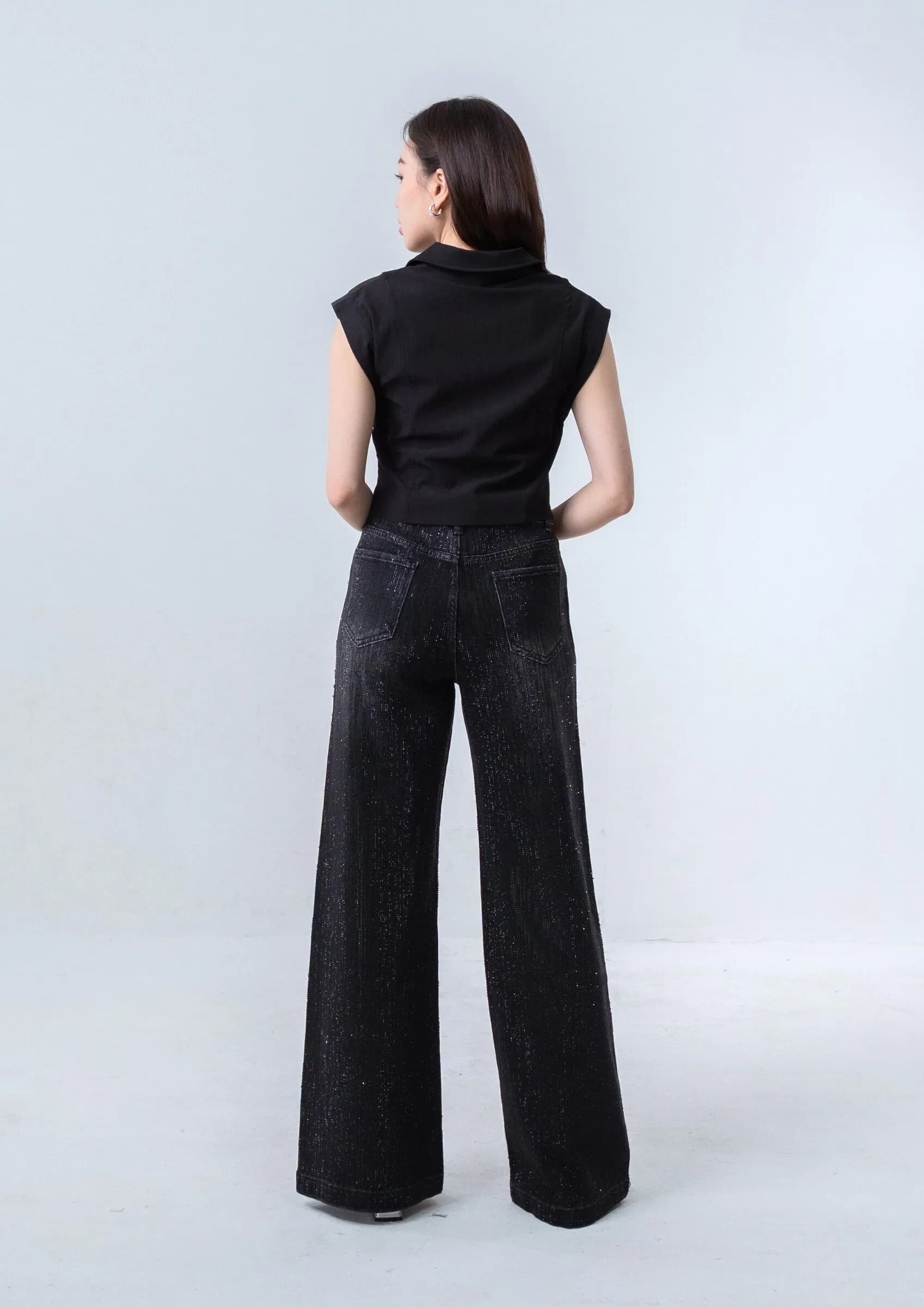 Sleeveless Zip-Up Top ZBP5262
