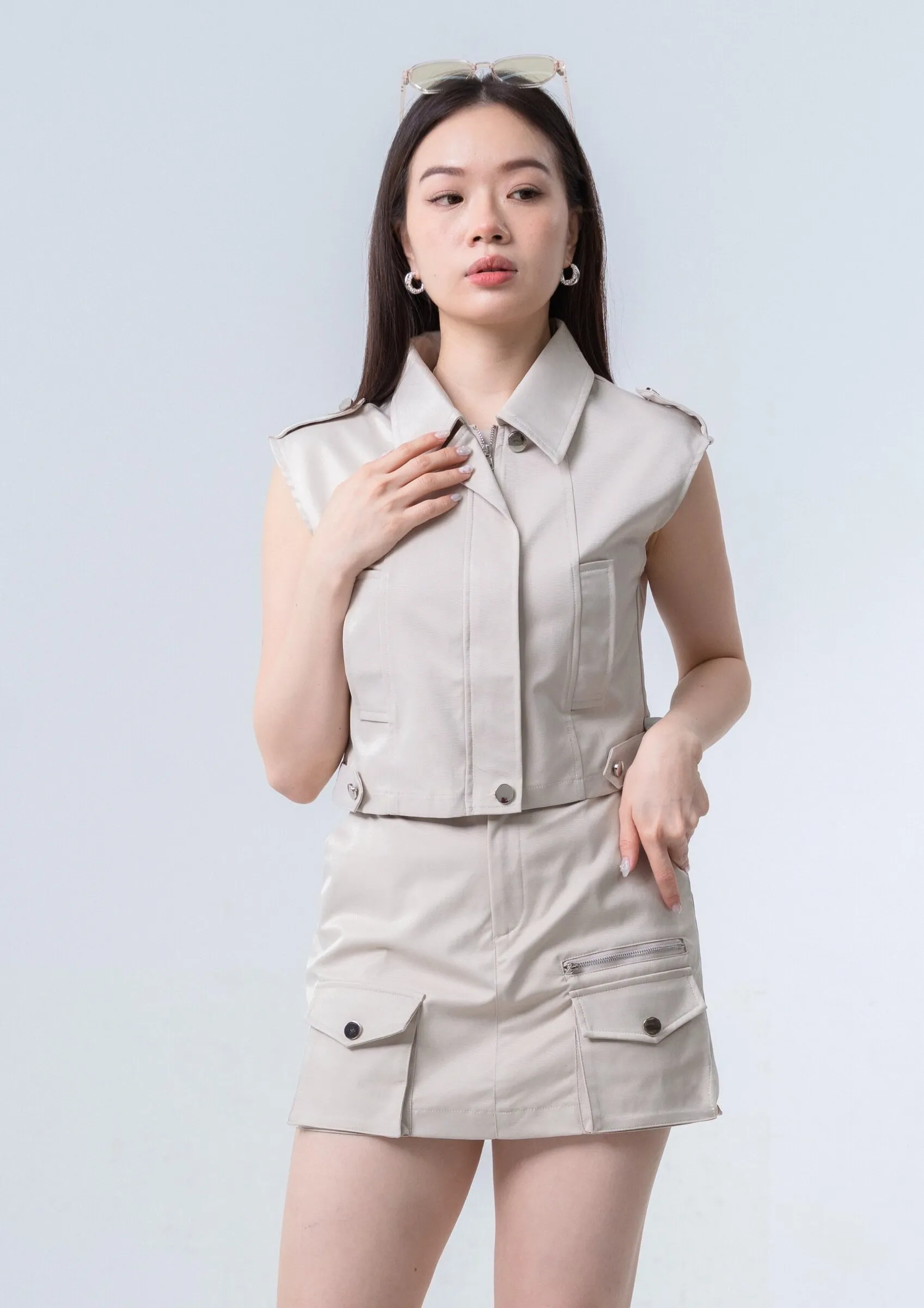 Pocket Mini Skirt ZSK5069