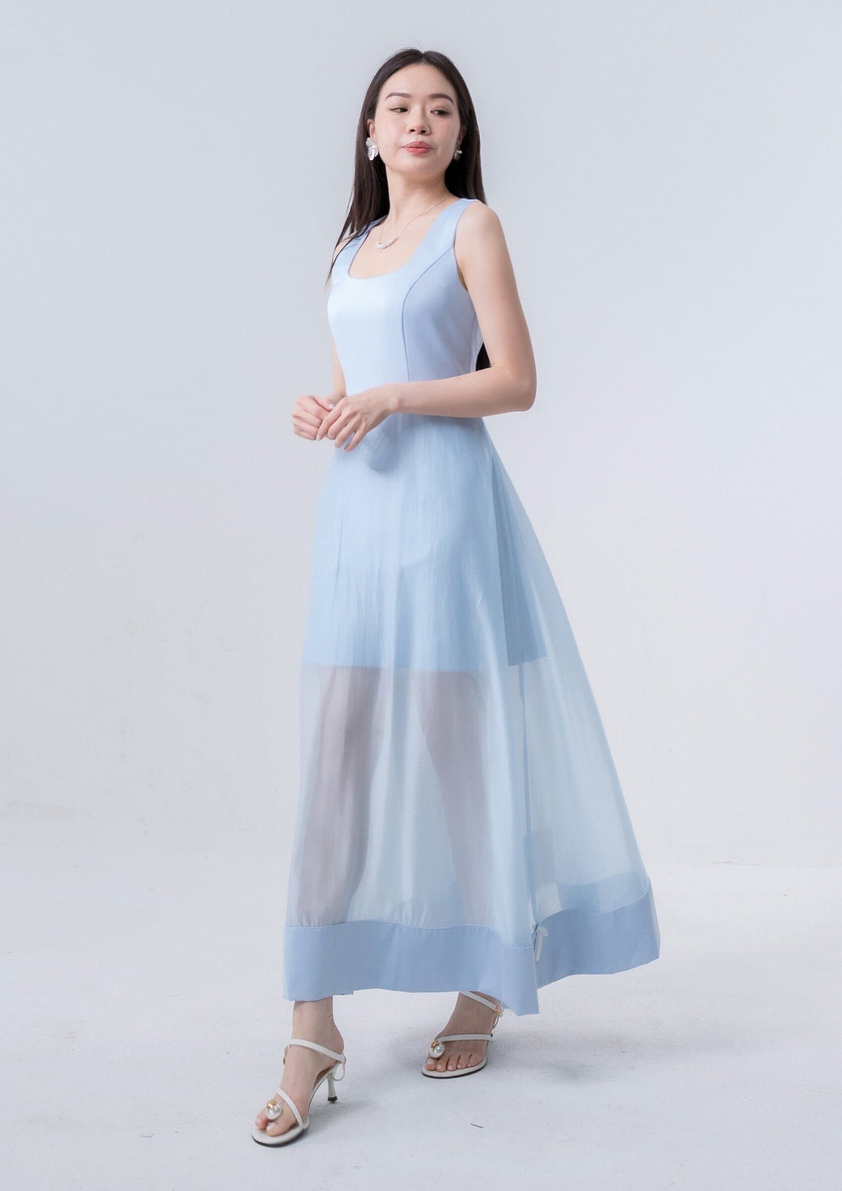 Ethereal Blue Dress ZBL5076