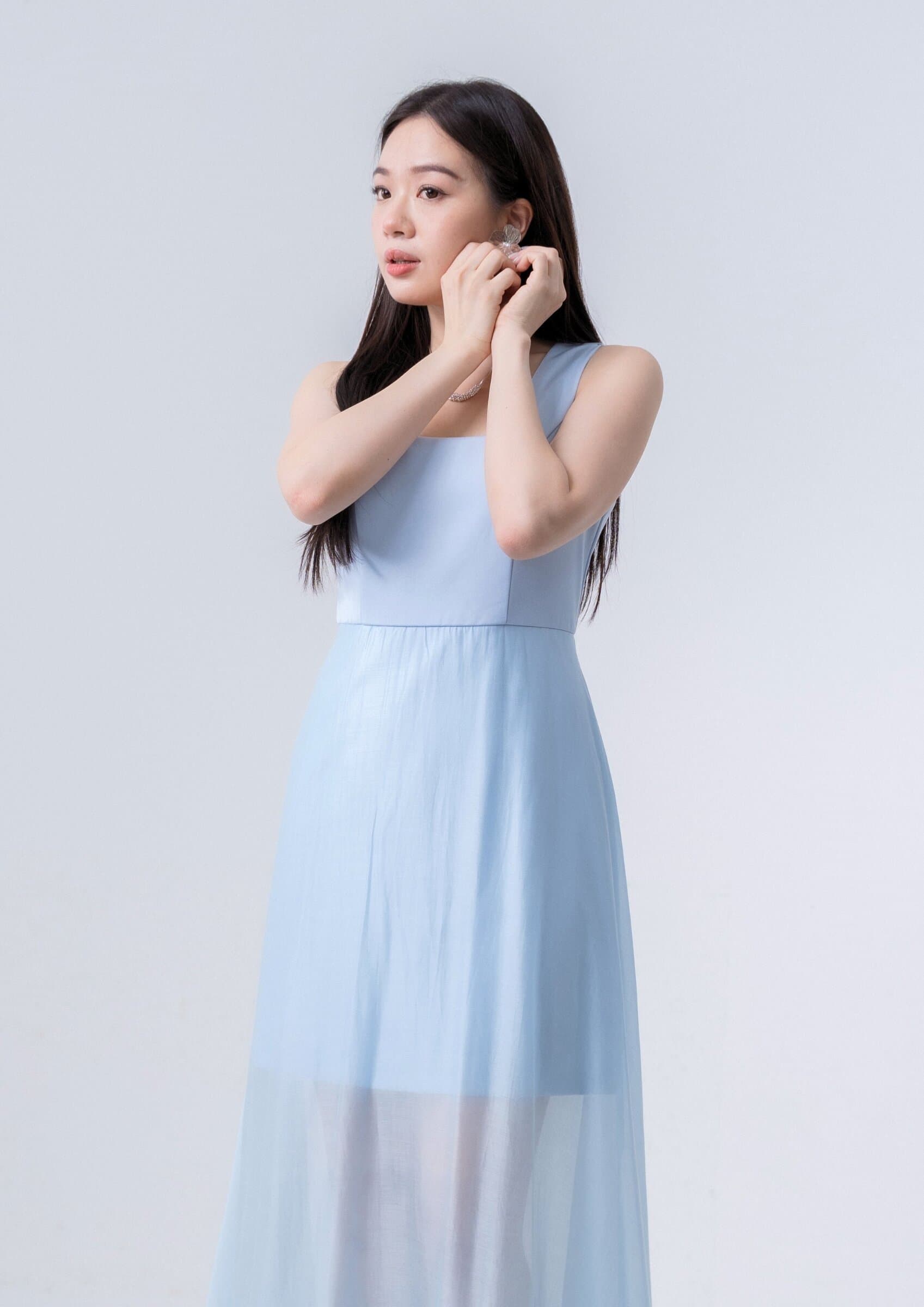 Ethereal Blue Dress ZBL5076