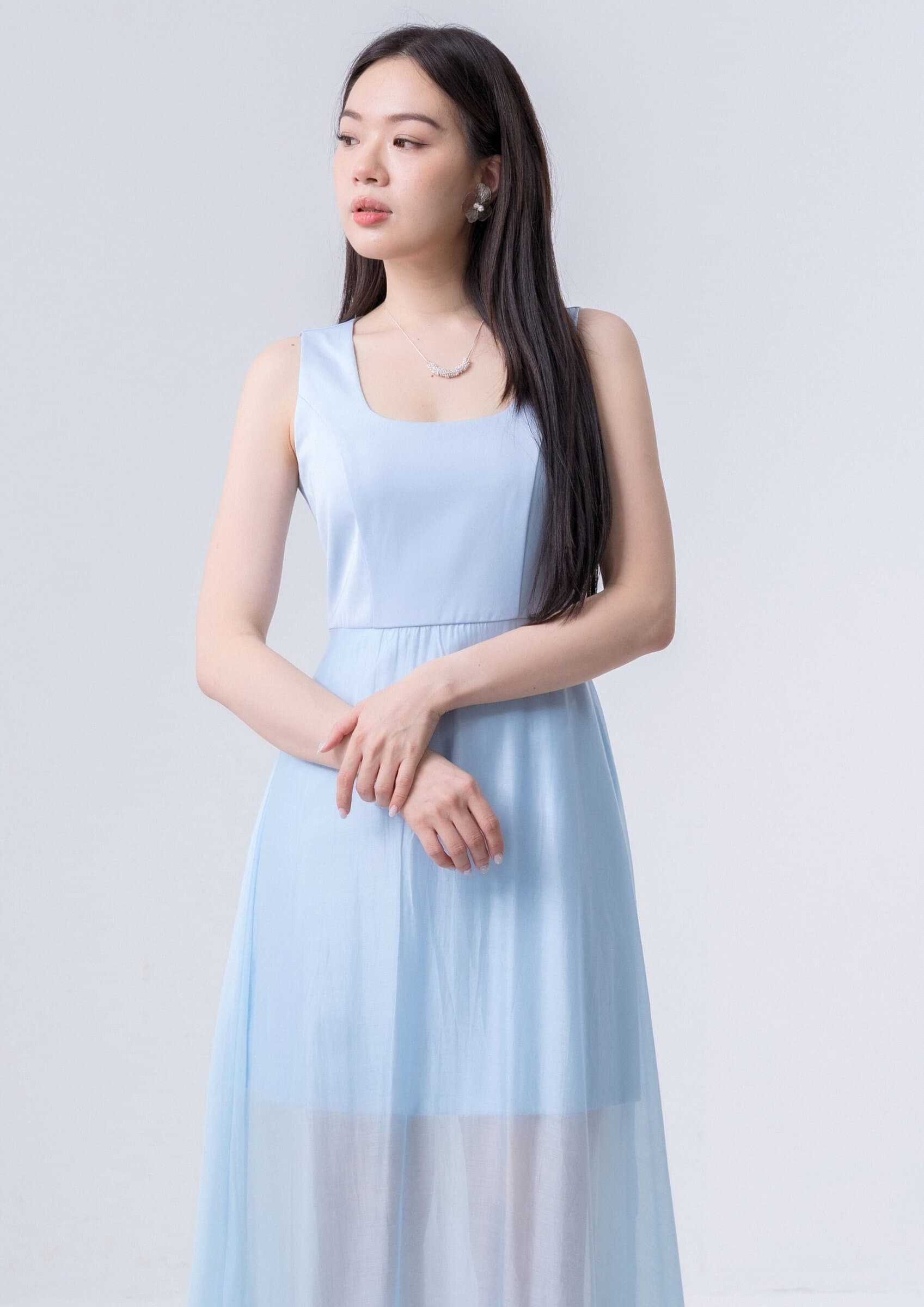 Ethereal Blue Dress ZBL5076