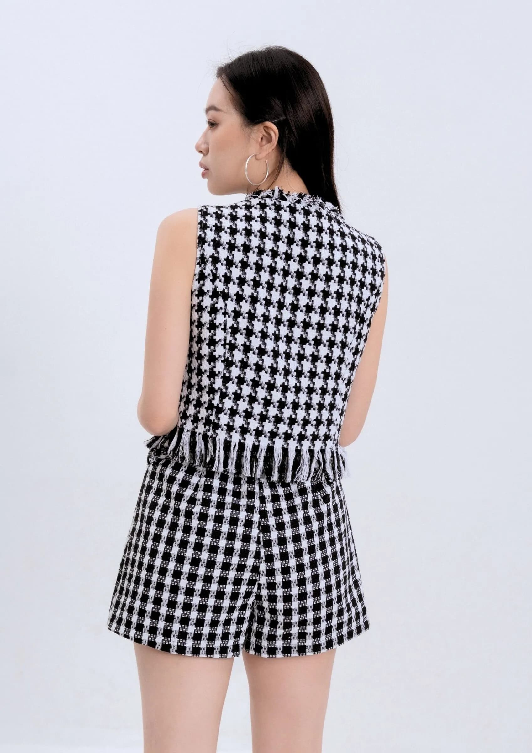 Houndstooth Vest ZBP5243