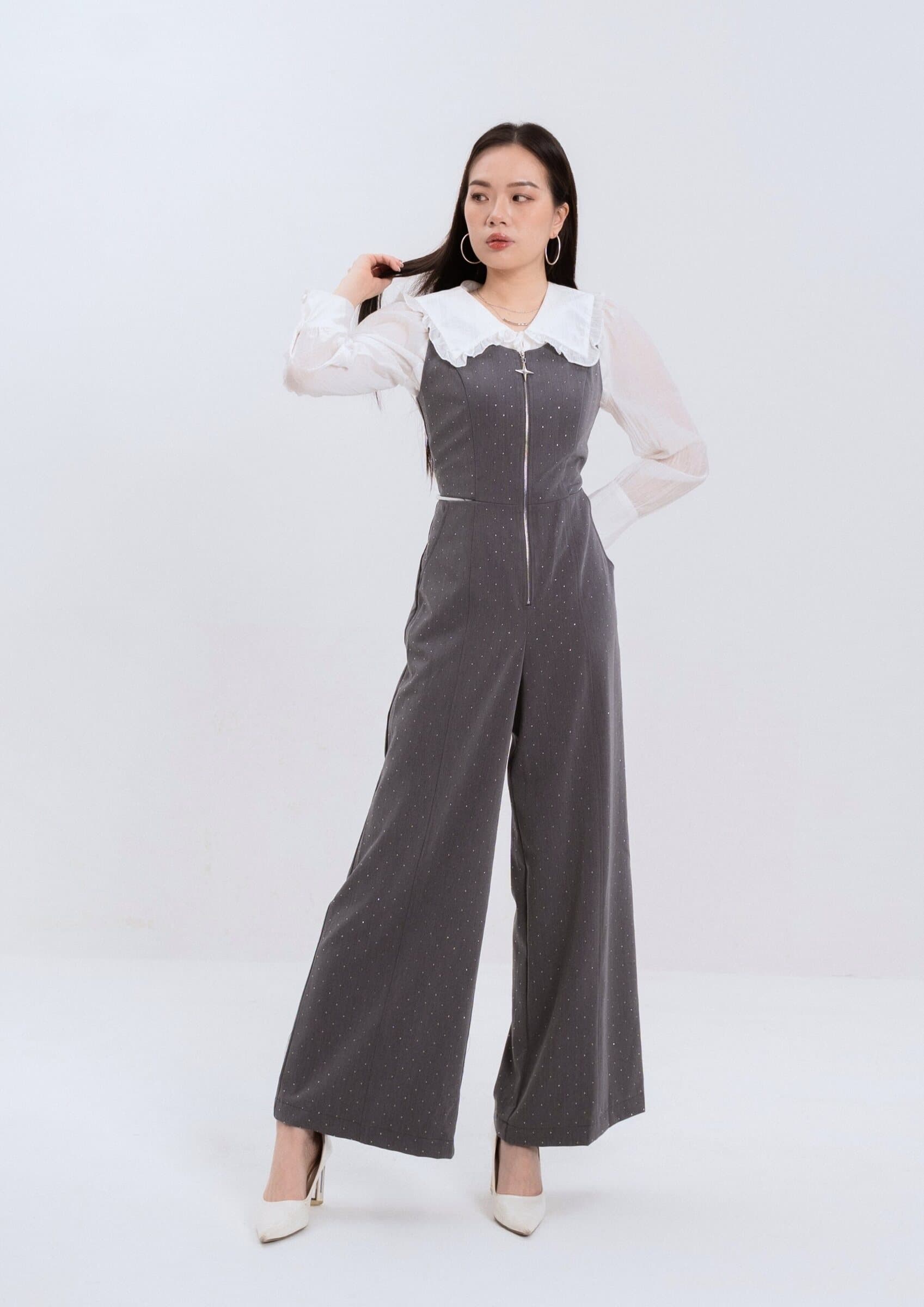 Rhinestone Jumpsuit ZBL5070