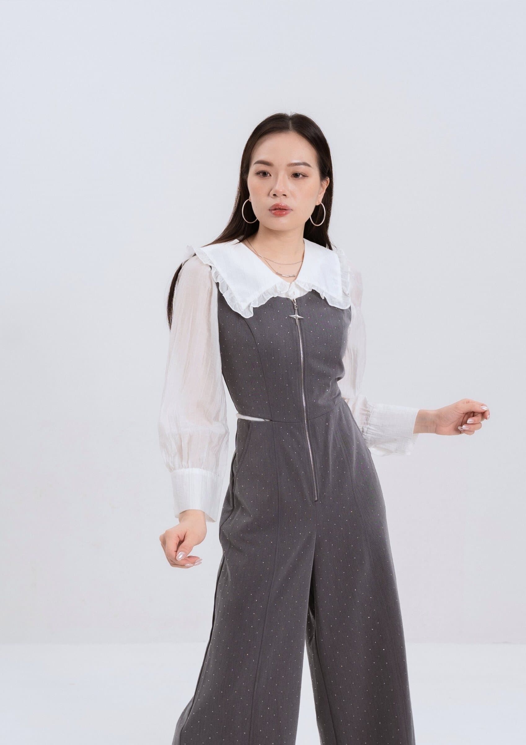 Rhinestone Jumpsuit ZBL5070