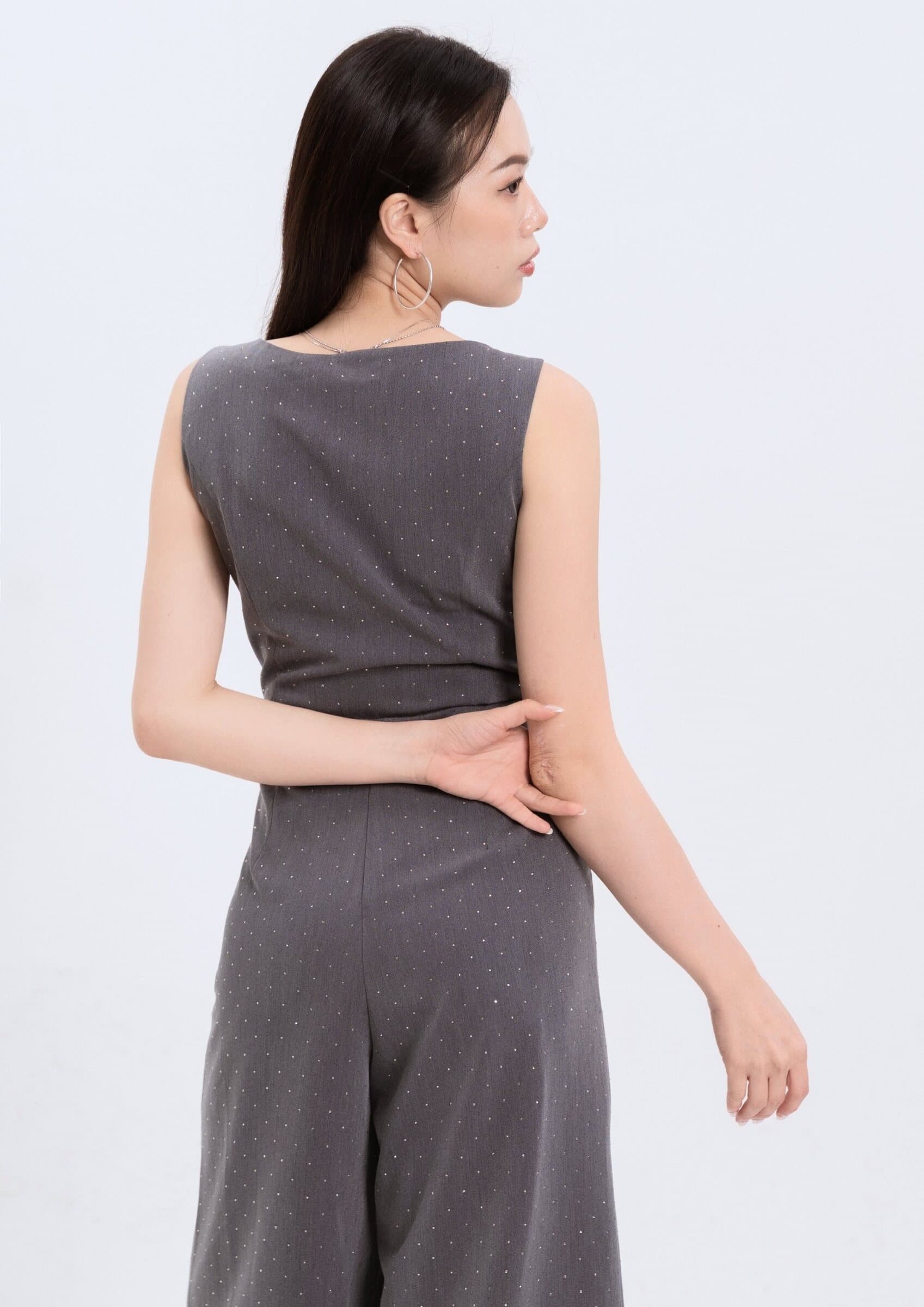 Rhinestone Jumpsuit ZBL5070