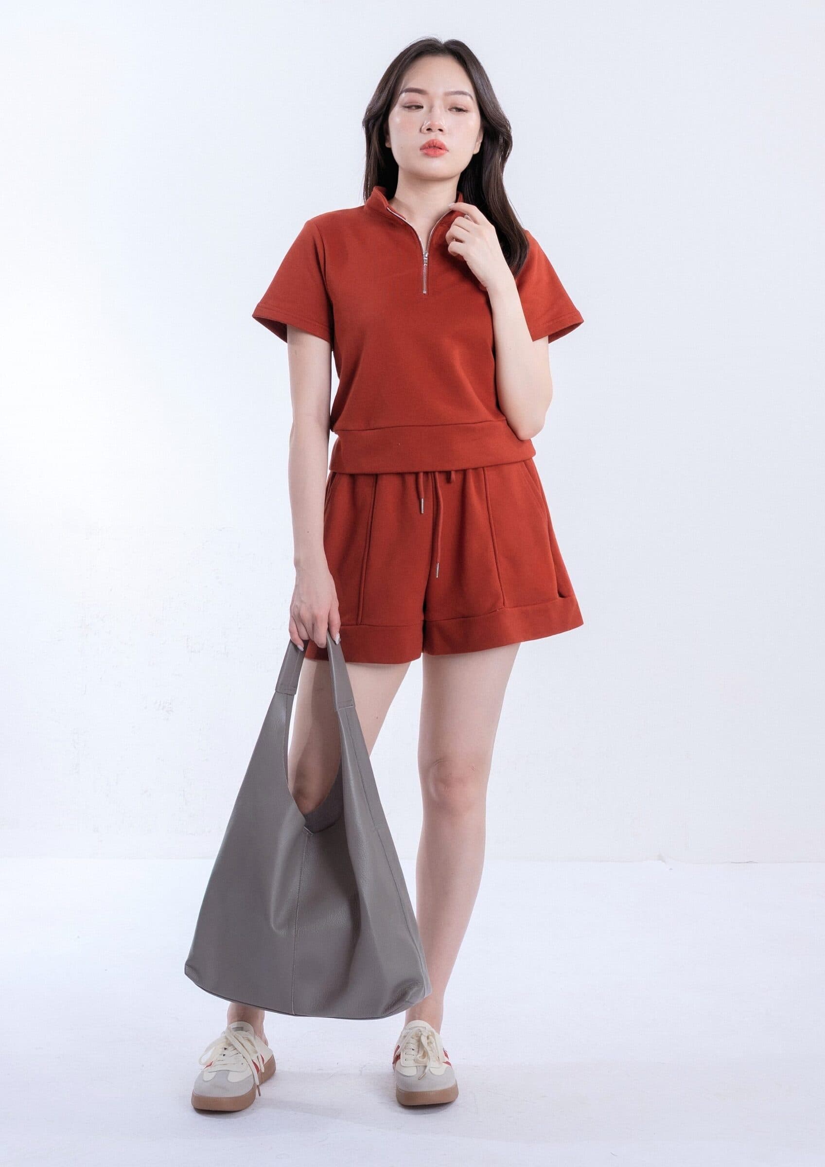 Casual Short Sleeve Sweat Set ZBL5082