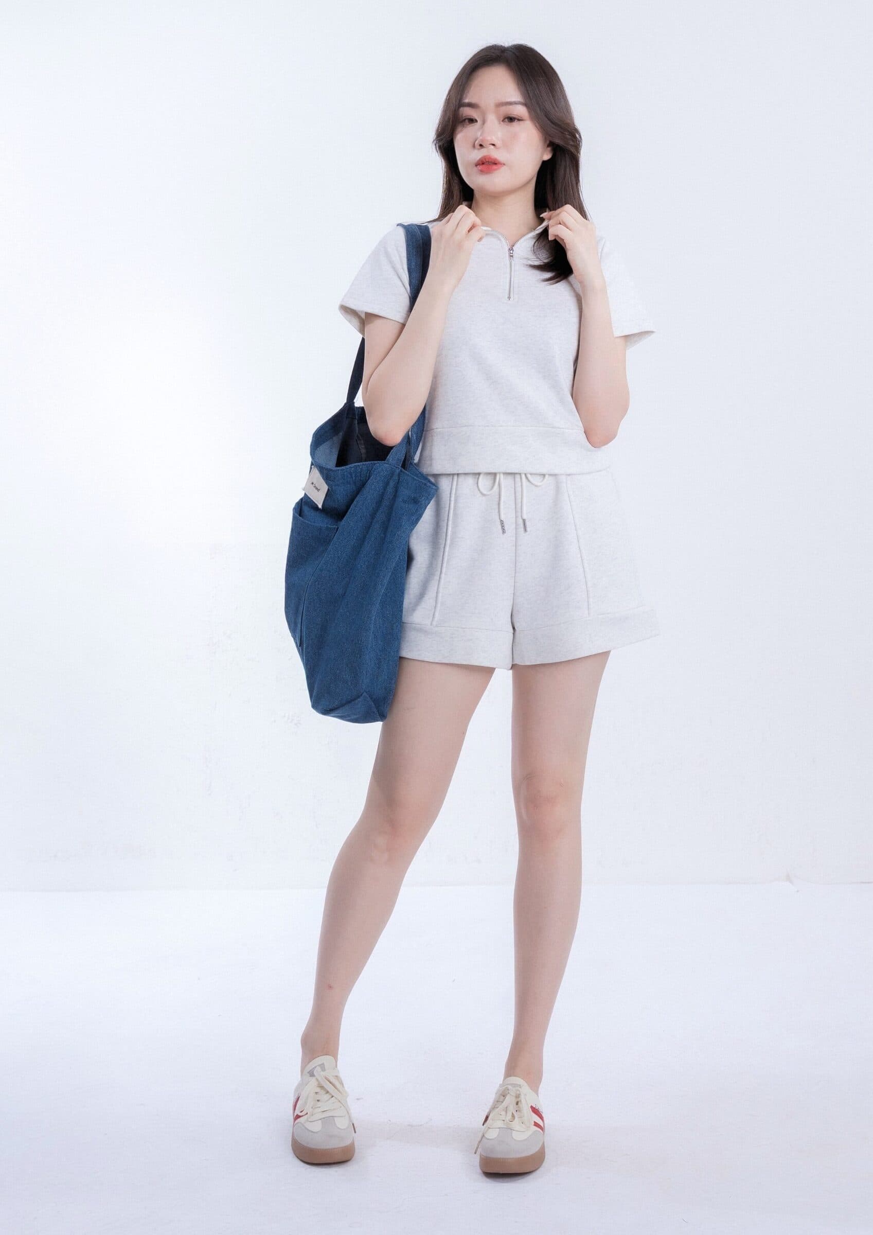 Casual Short Sleeve Sweat Set ZBL5082