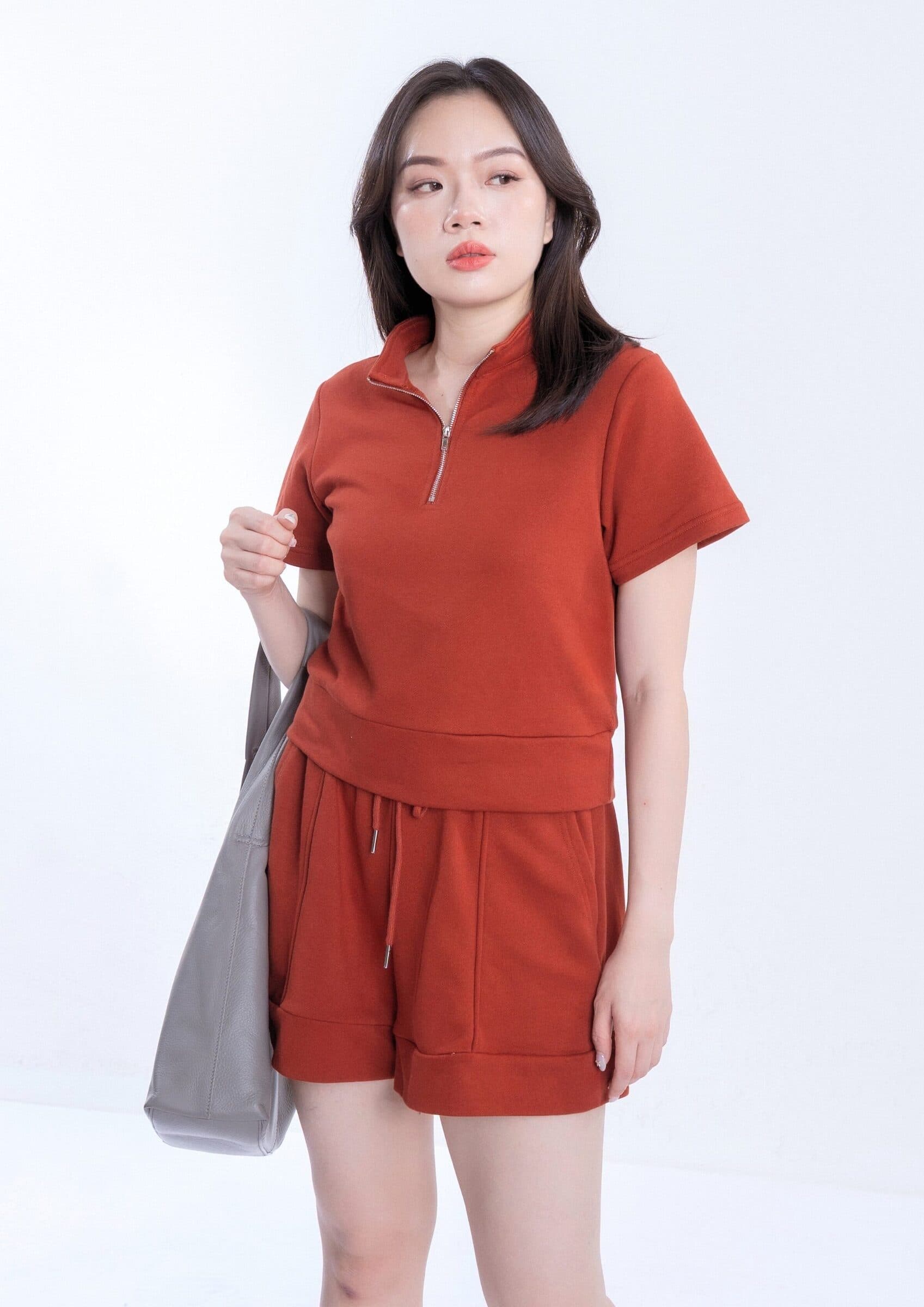 Casual Short Sleeve Sweat Set ZBL5082