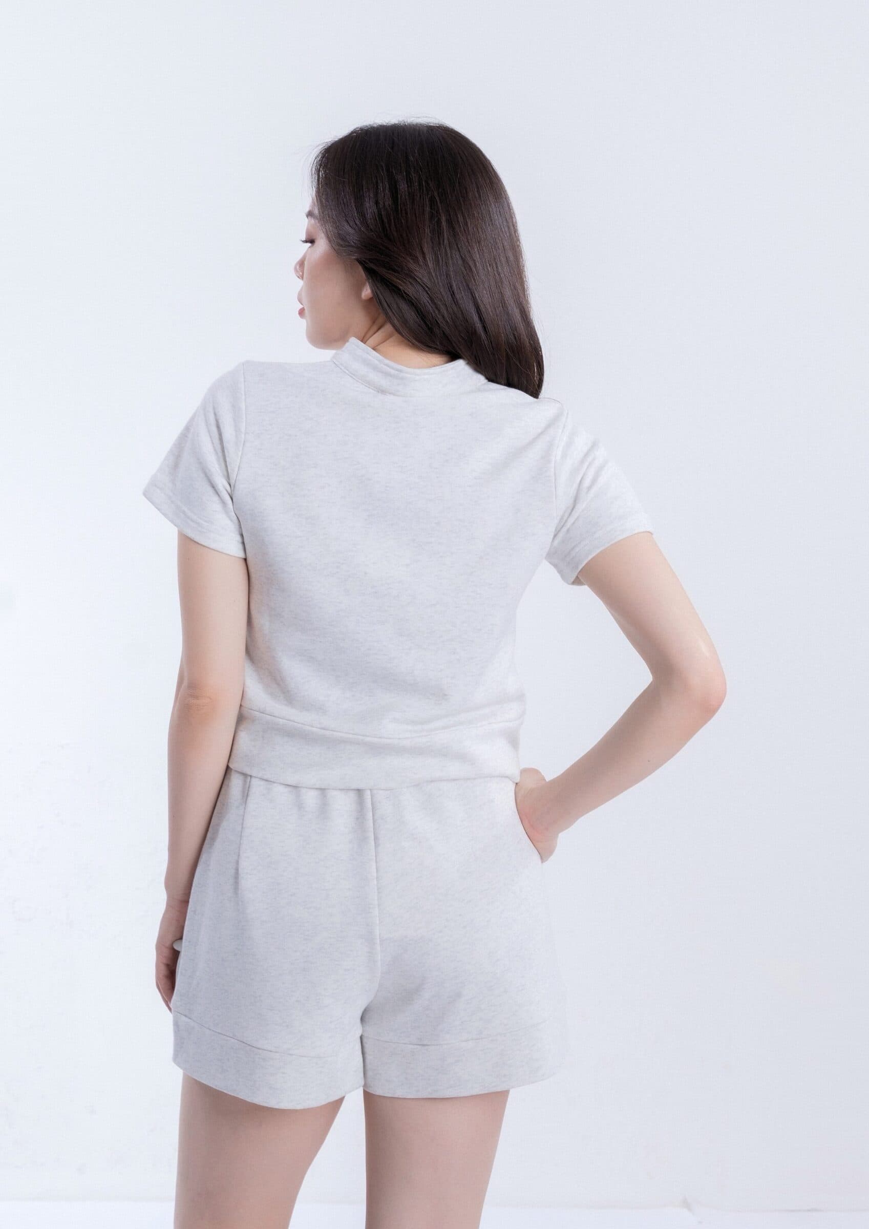 Casual Short Sleeve Sweat Set ZBL5082