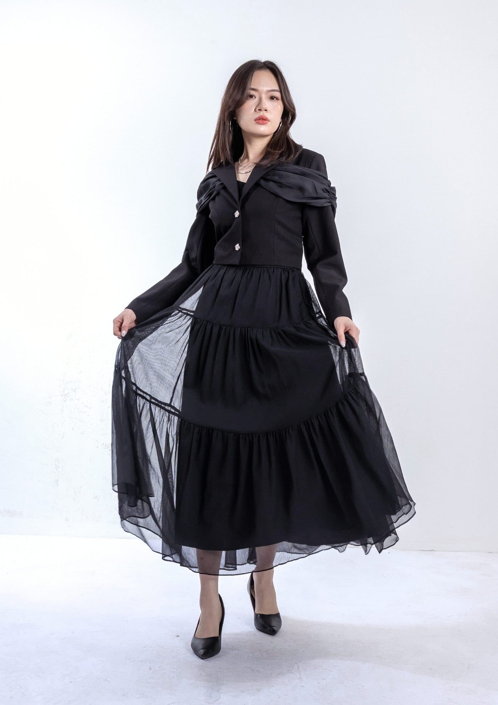 Zinnia Ethereal Organza Skirt ZSK5023