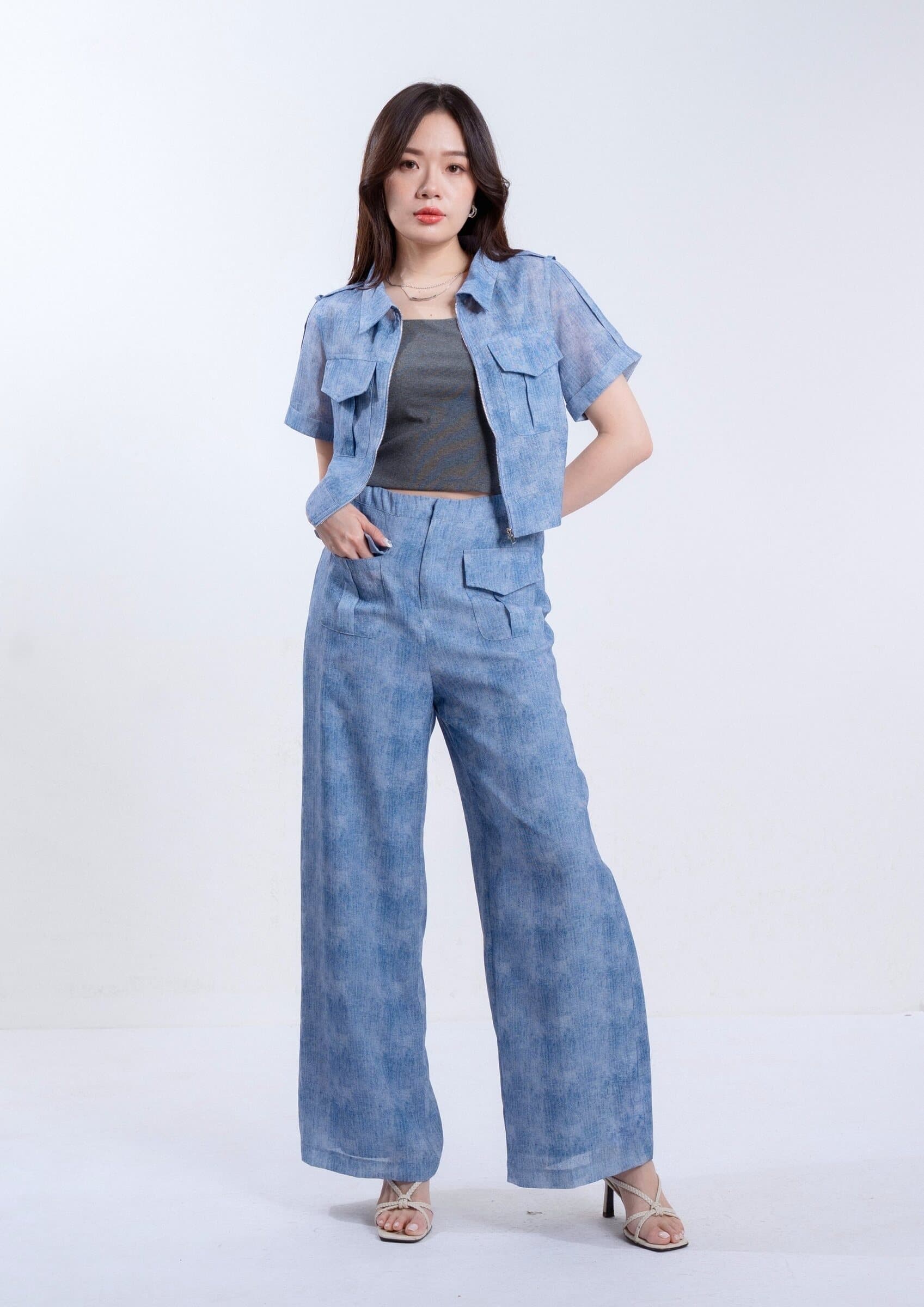 Rae Dyed Organza Top ZBP6006