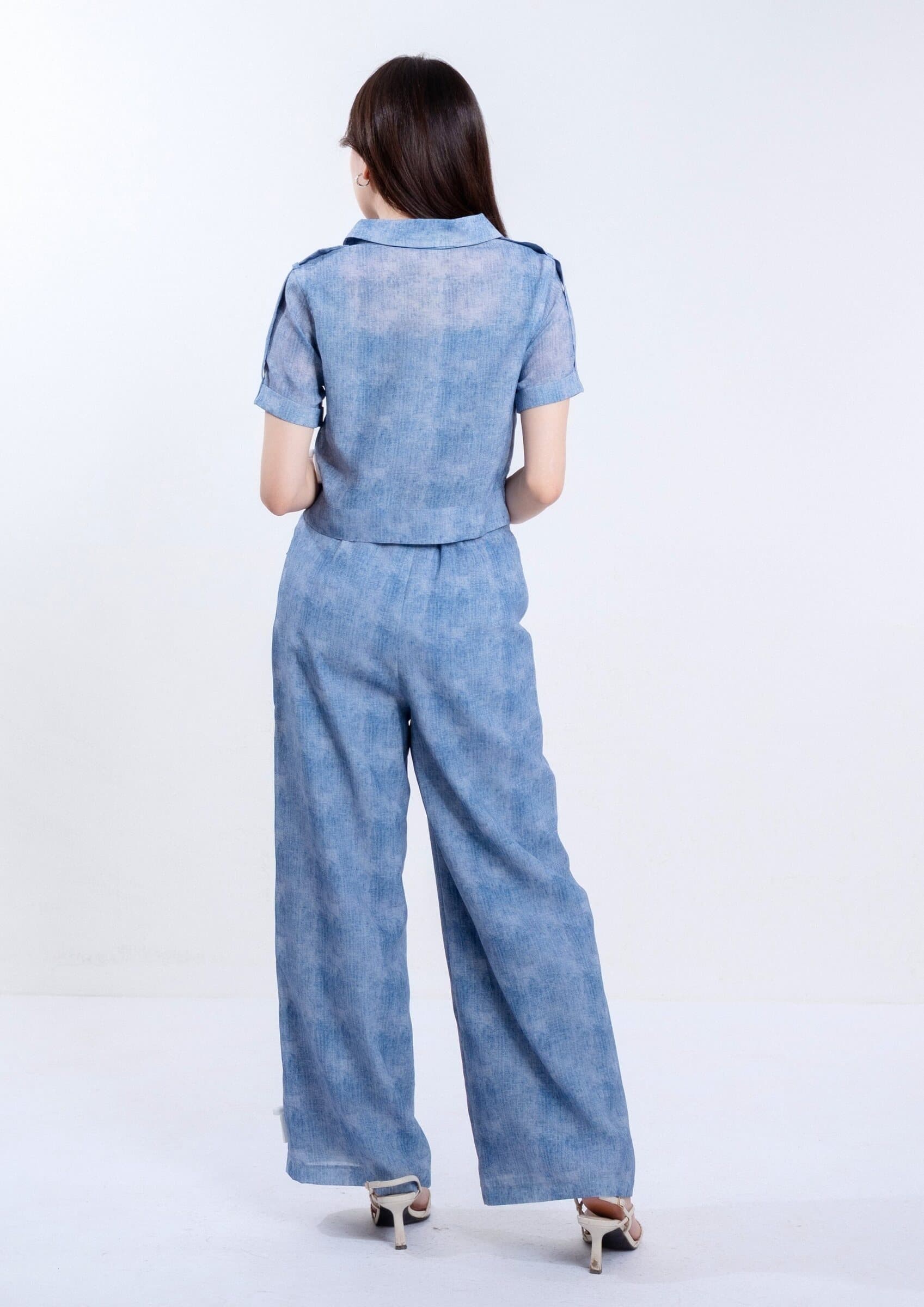 Rae Dyed Organza Top ZBP6006