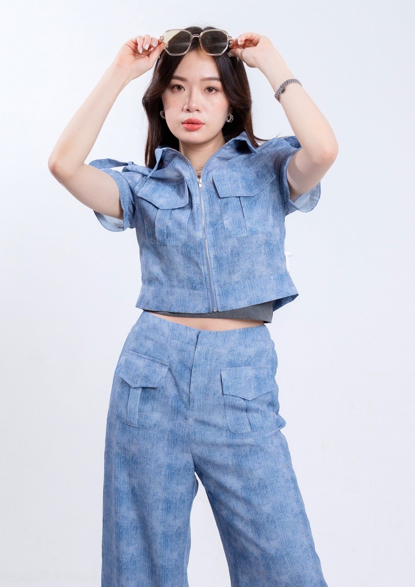 Rae Dyed Organza Top ZBP6006