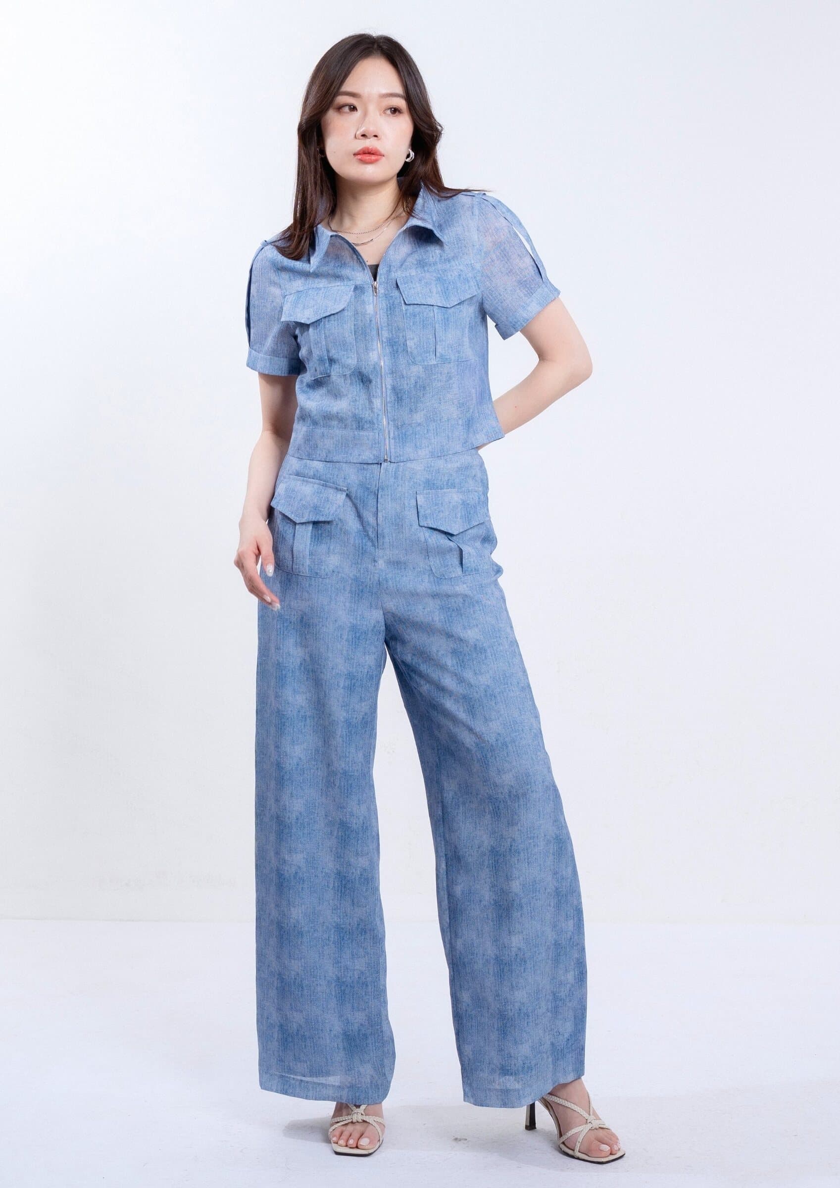 Rae Dyed Organza Top ZBP6006