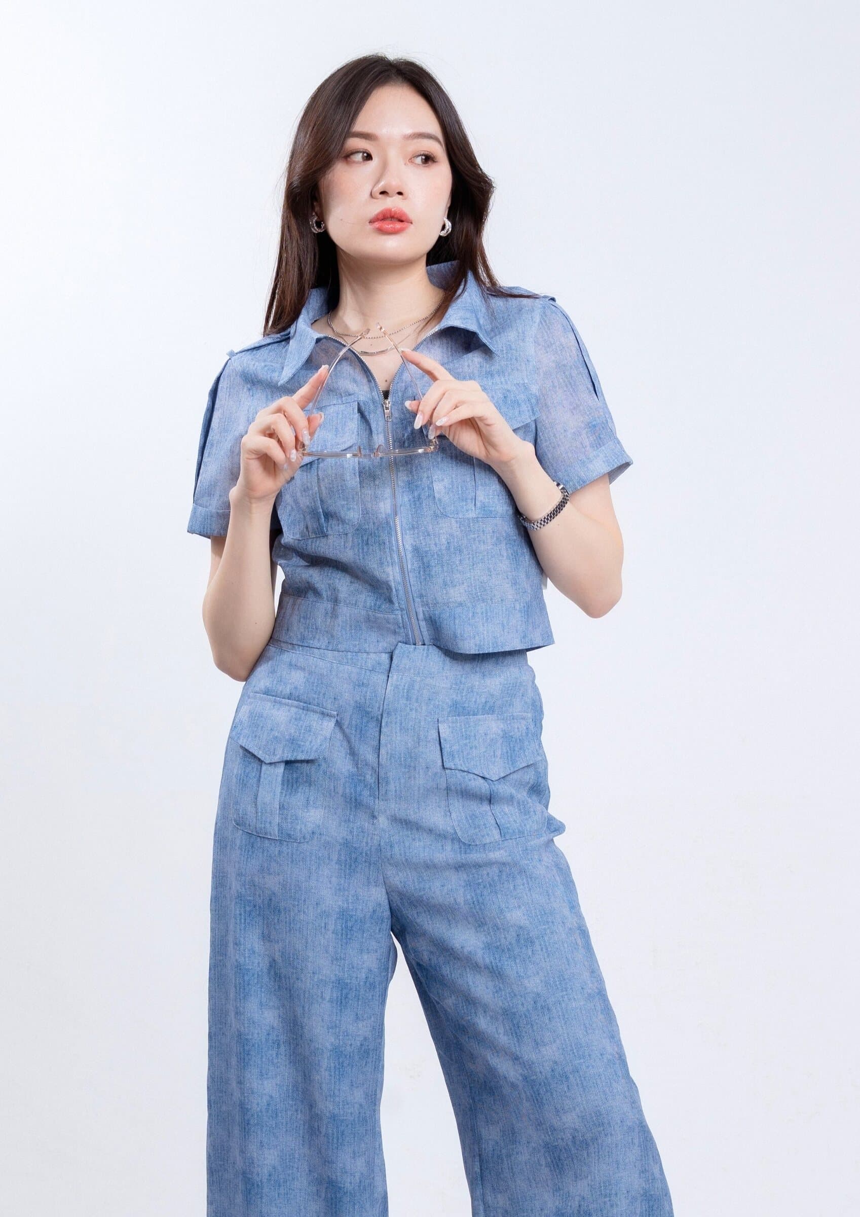 Rae Dyed Organza Top ZBP6006
