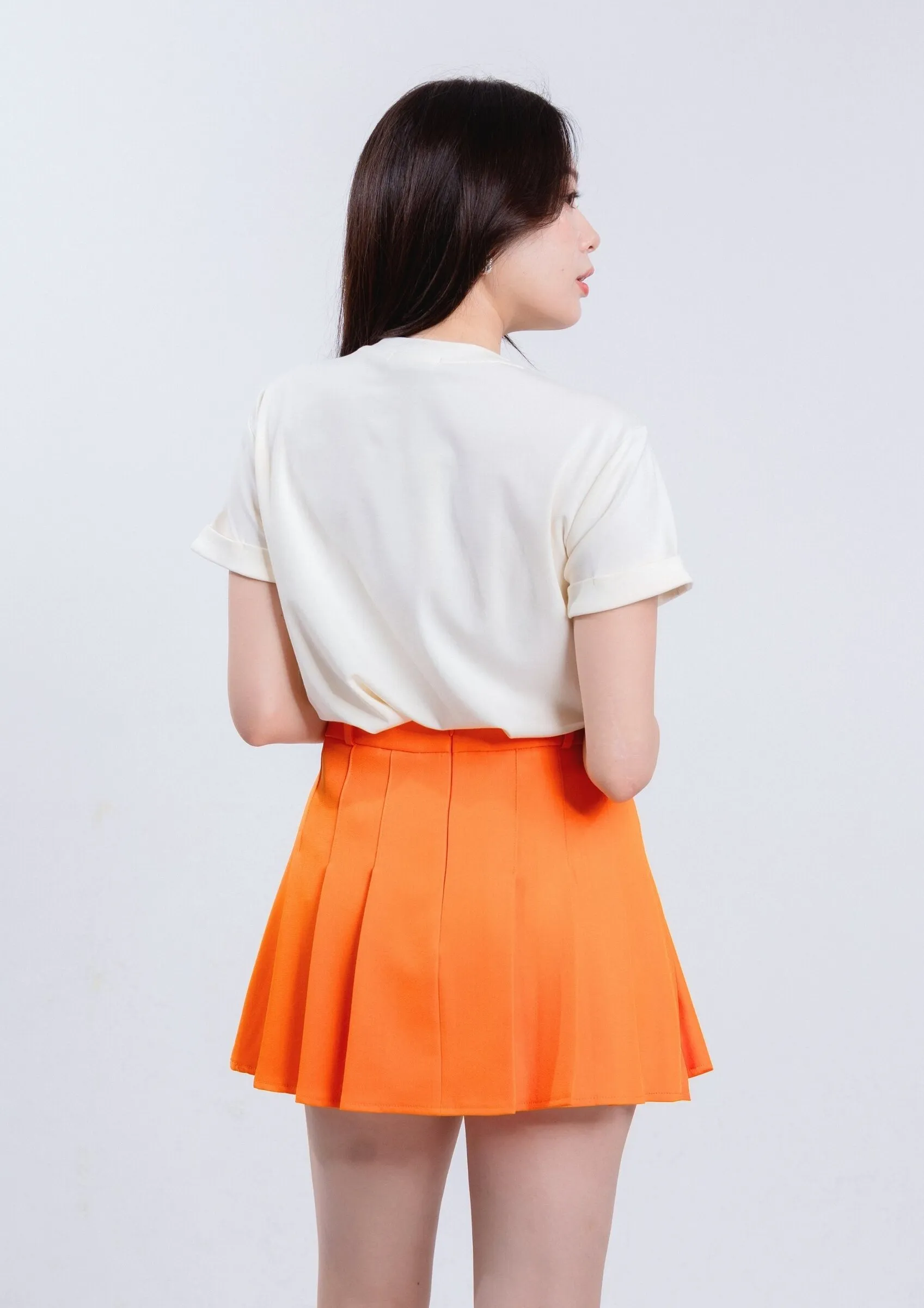Callidora Pleated Mini Skirt ZSK5044