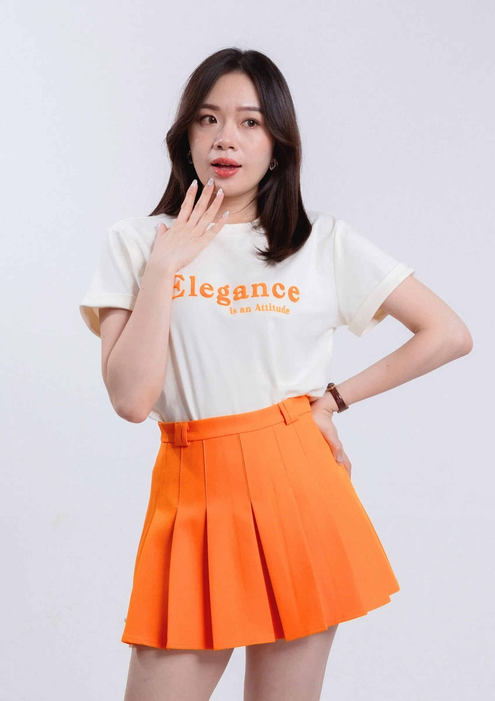 Callidora Pleated Mini Skirt ZSK5044
