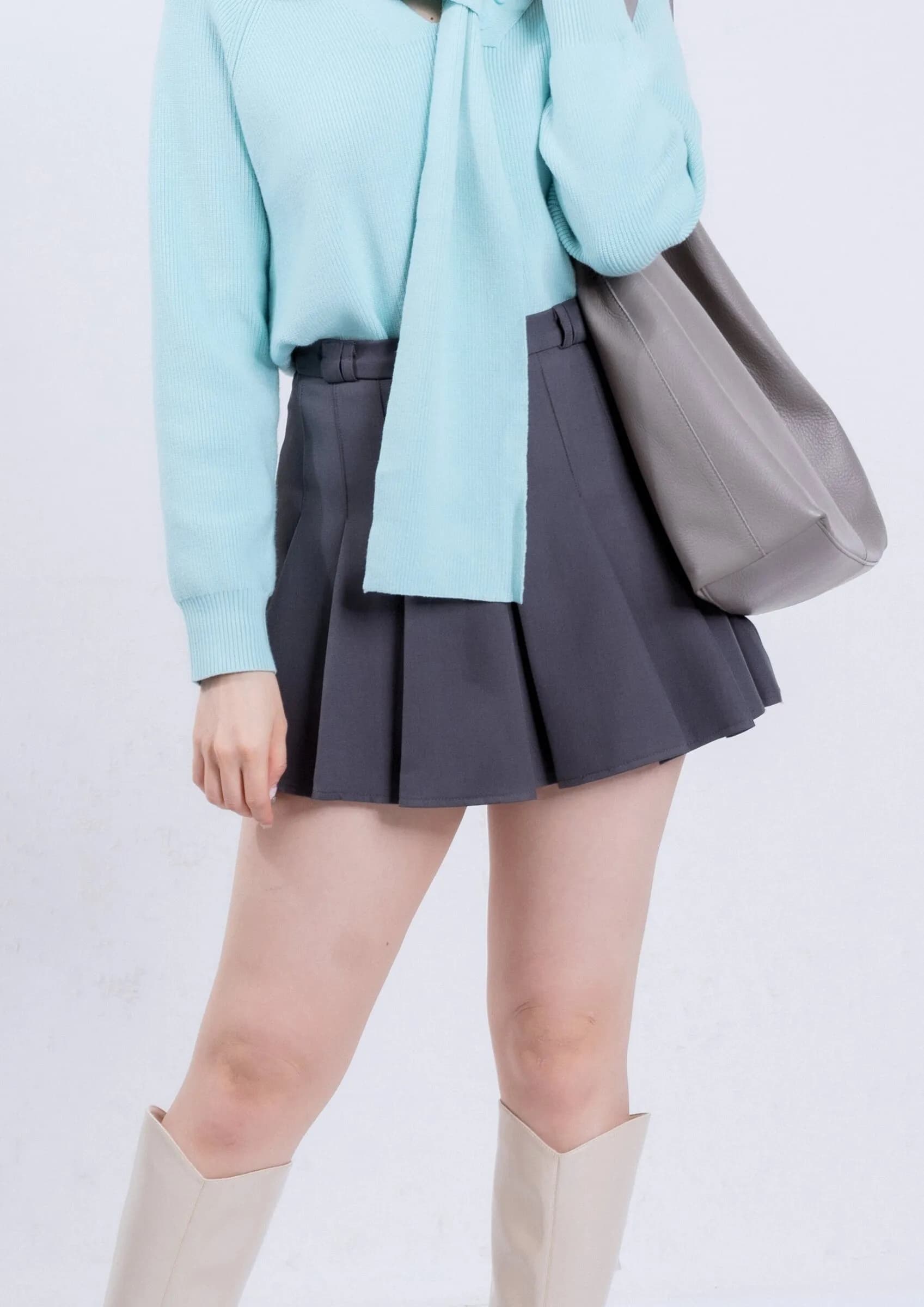 Callidora Pleated Mini Skirt ZSK5044