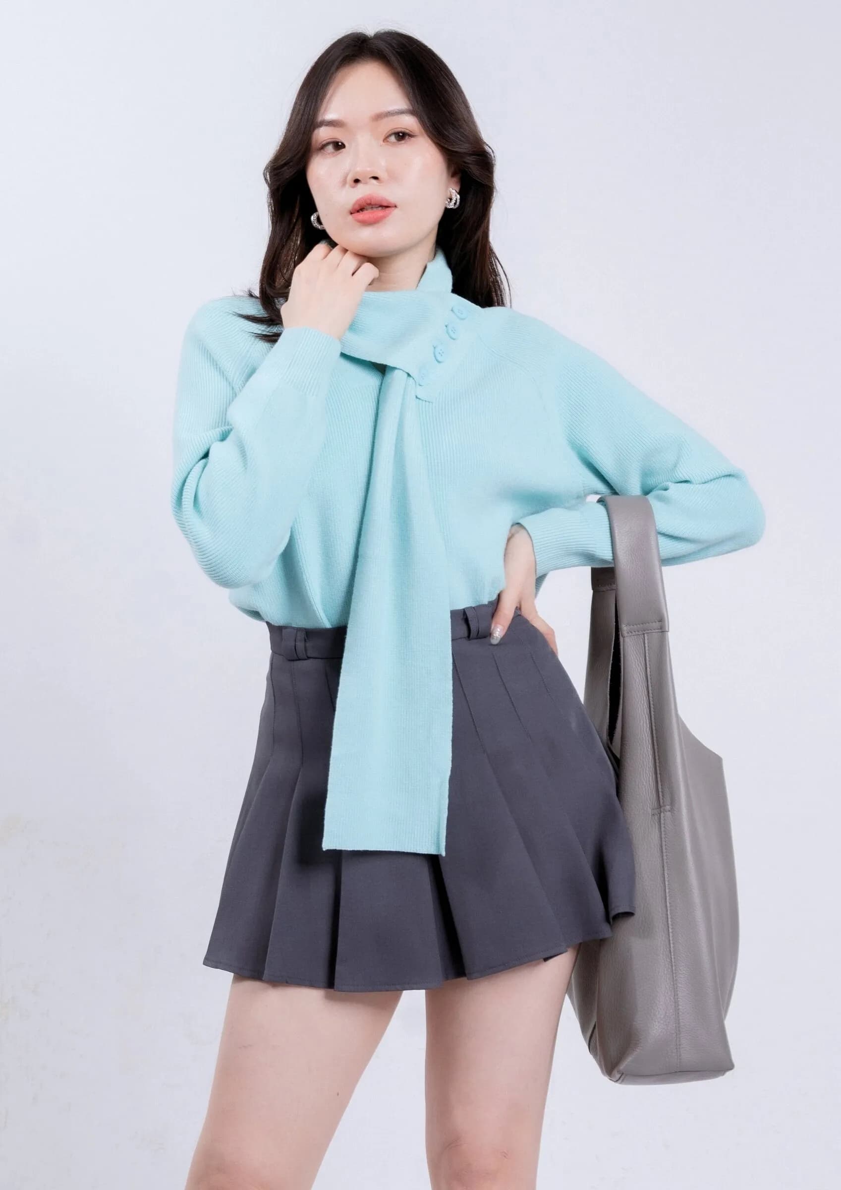 Callidora Pleated Mini Skirt ZSK5044