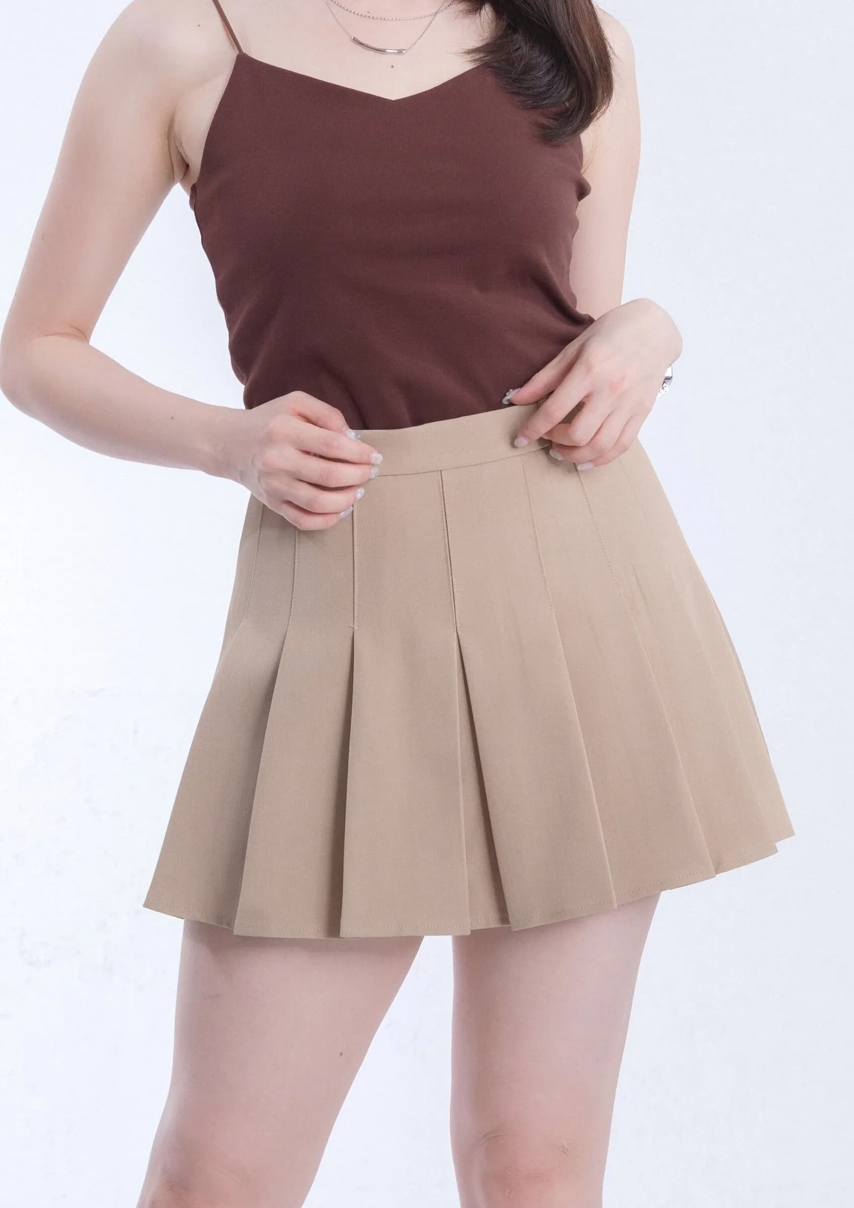 Callidora Pleated Mini Skirt ZSK5044