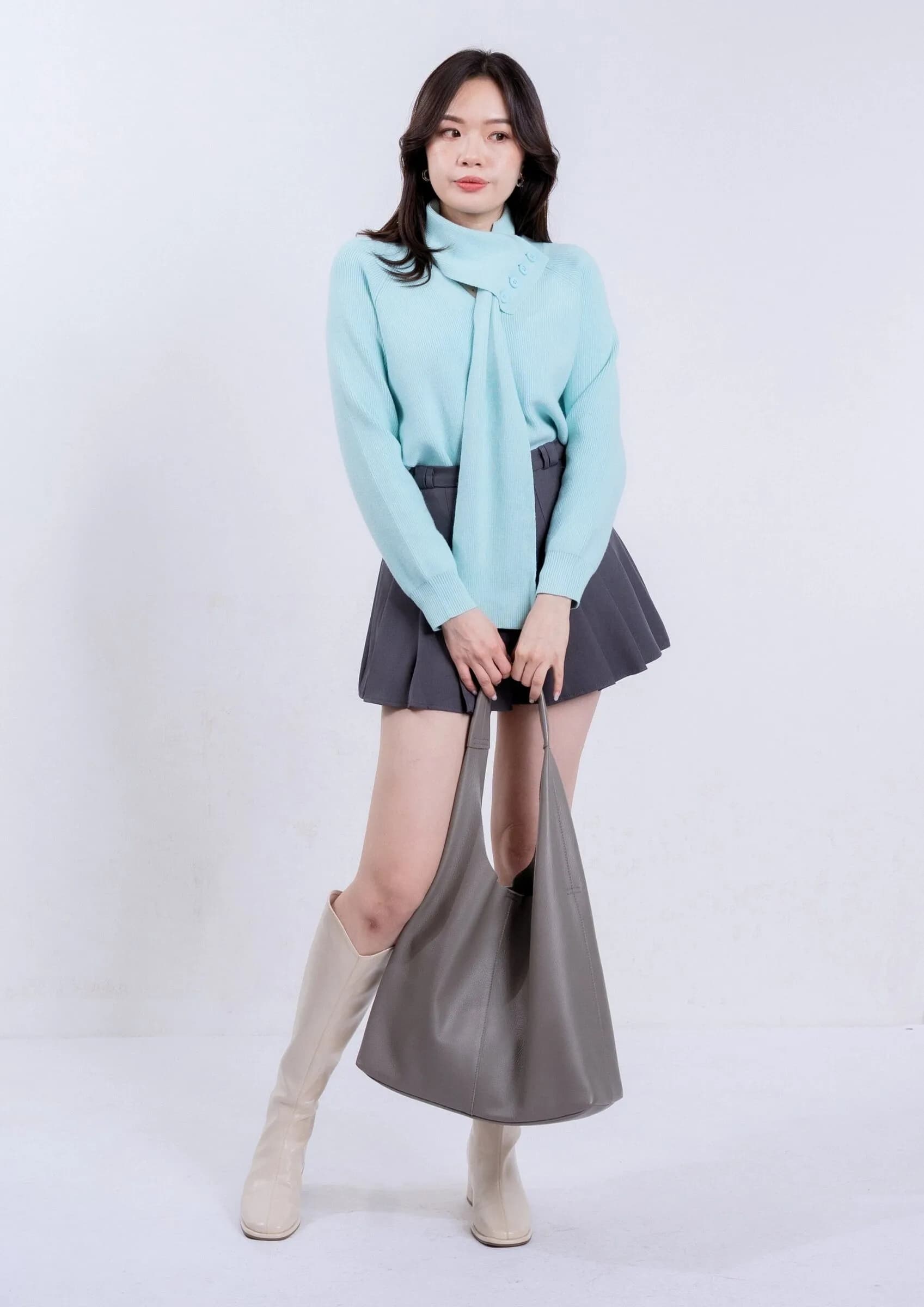 Callidora Pleated Mini Skirt ZSK5044
