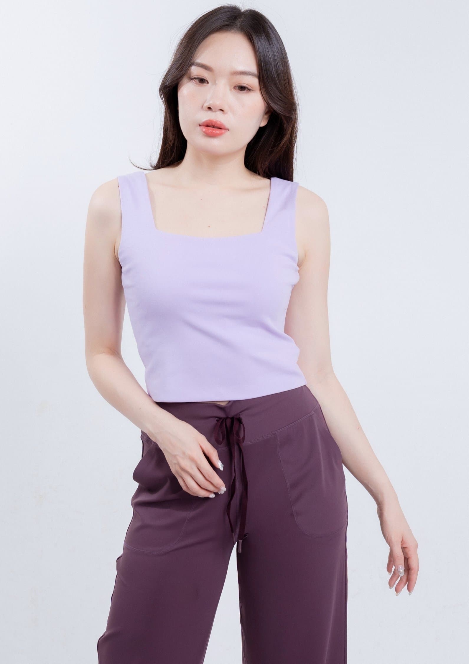 Double-Layer Square Neck Vest ZNT5025