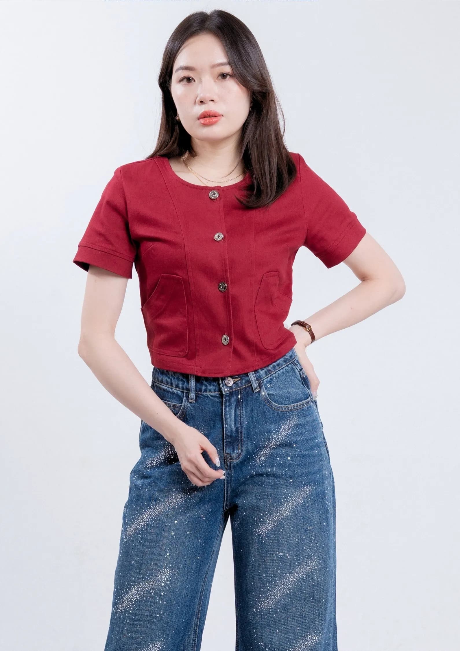 Button-Up Top ZBP5267