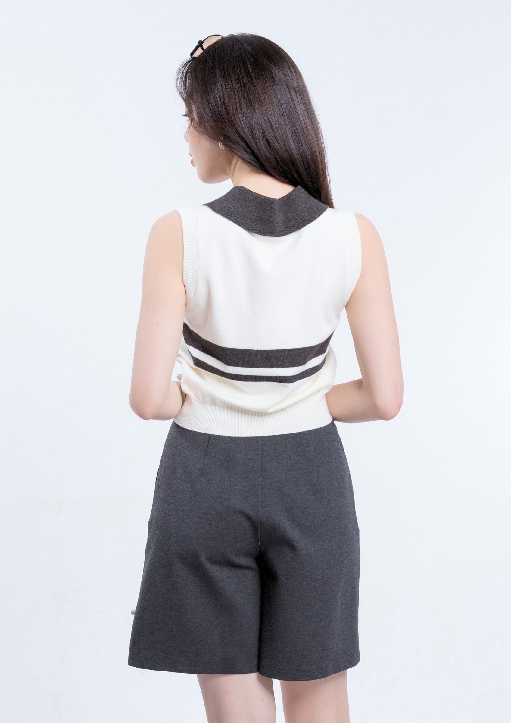 V-Neck Knit Sweater ZBP6044