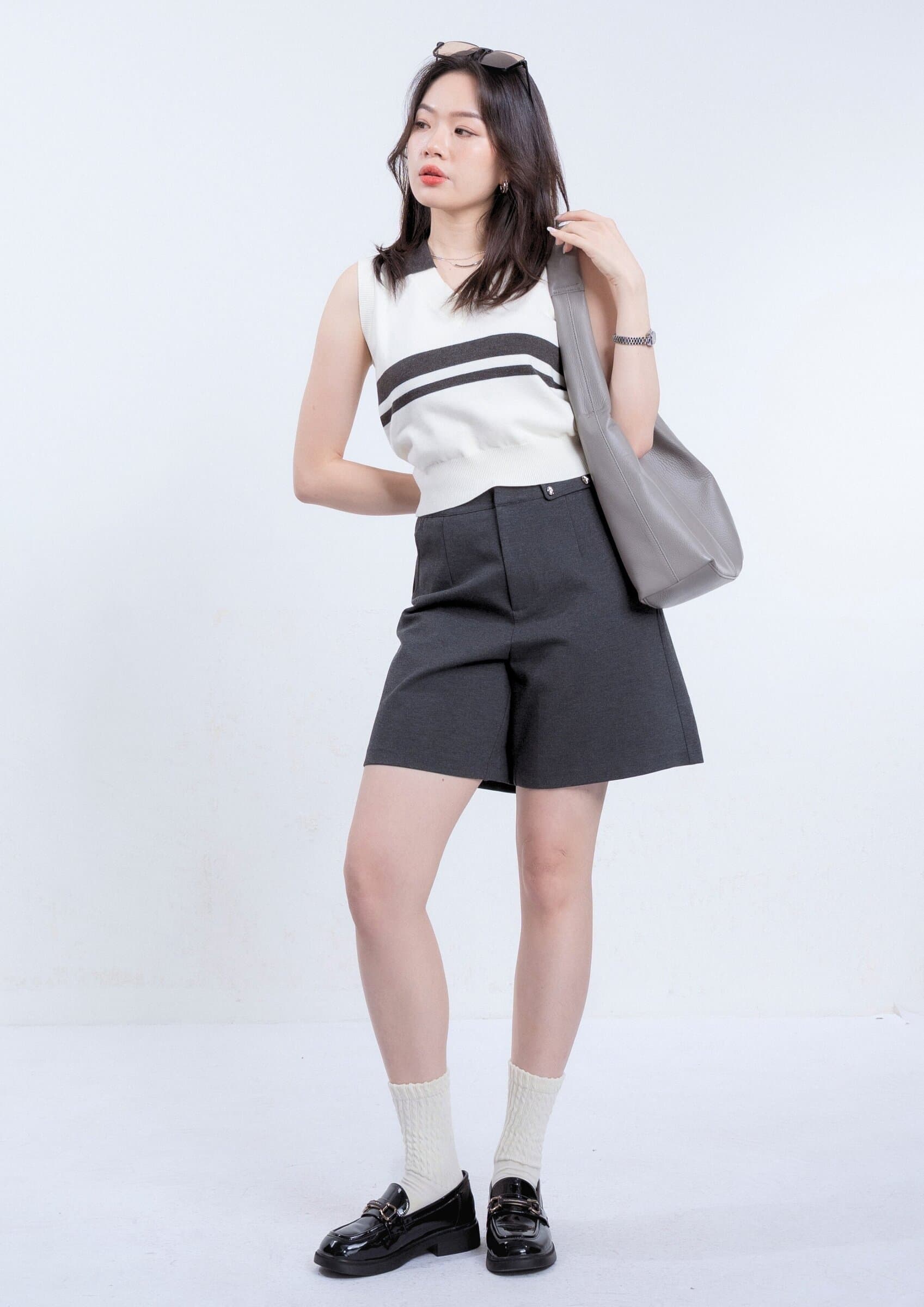V-Neck Knit Sweater ZBP6044
