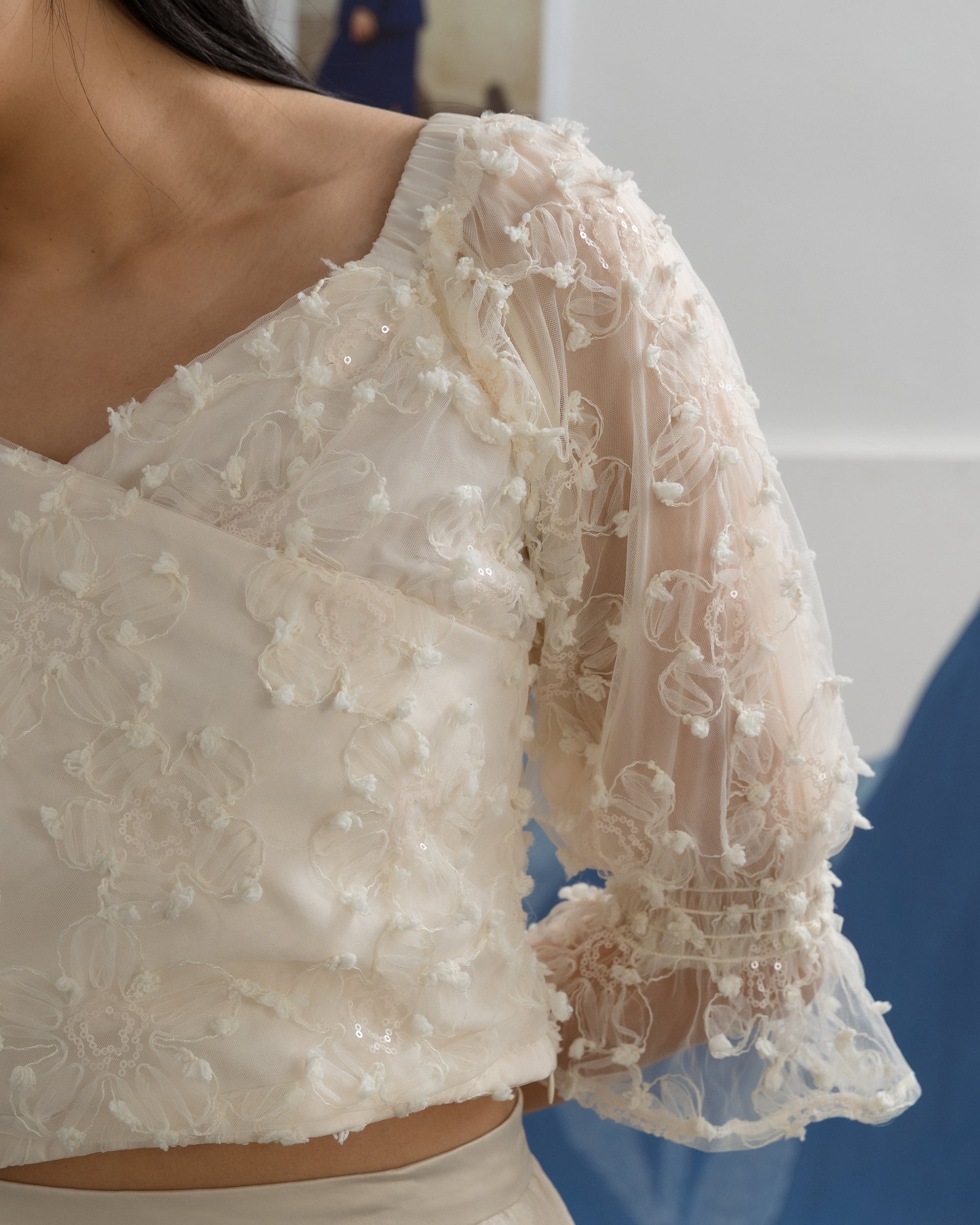 Mia Petal Puff Sleeve ZBP5007 view 3