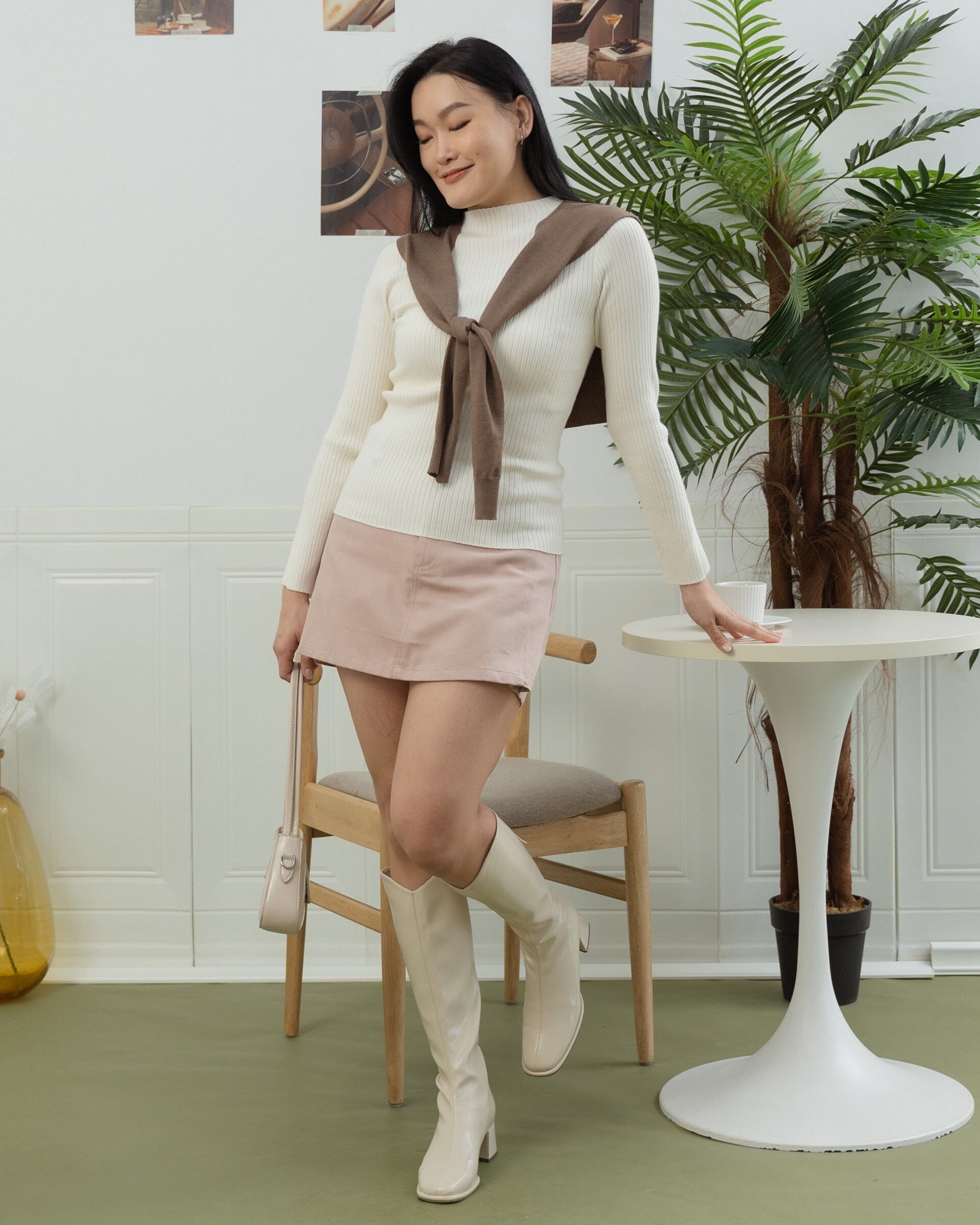 Noelle Twill Skort ZPK5016 view 2