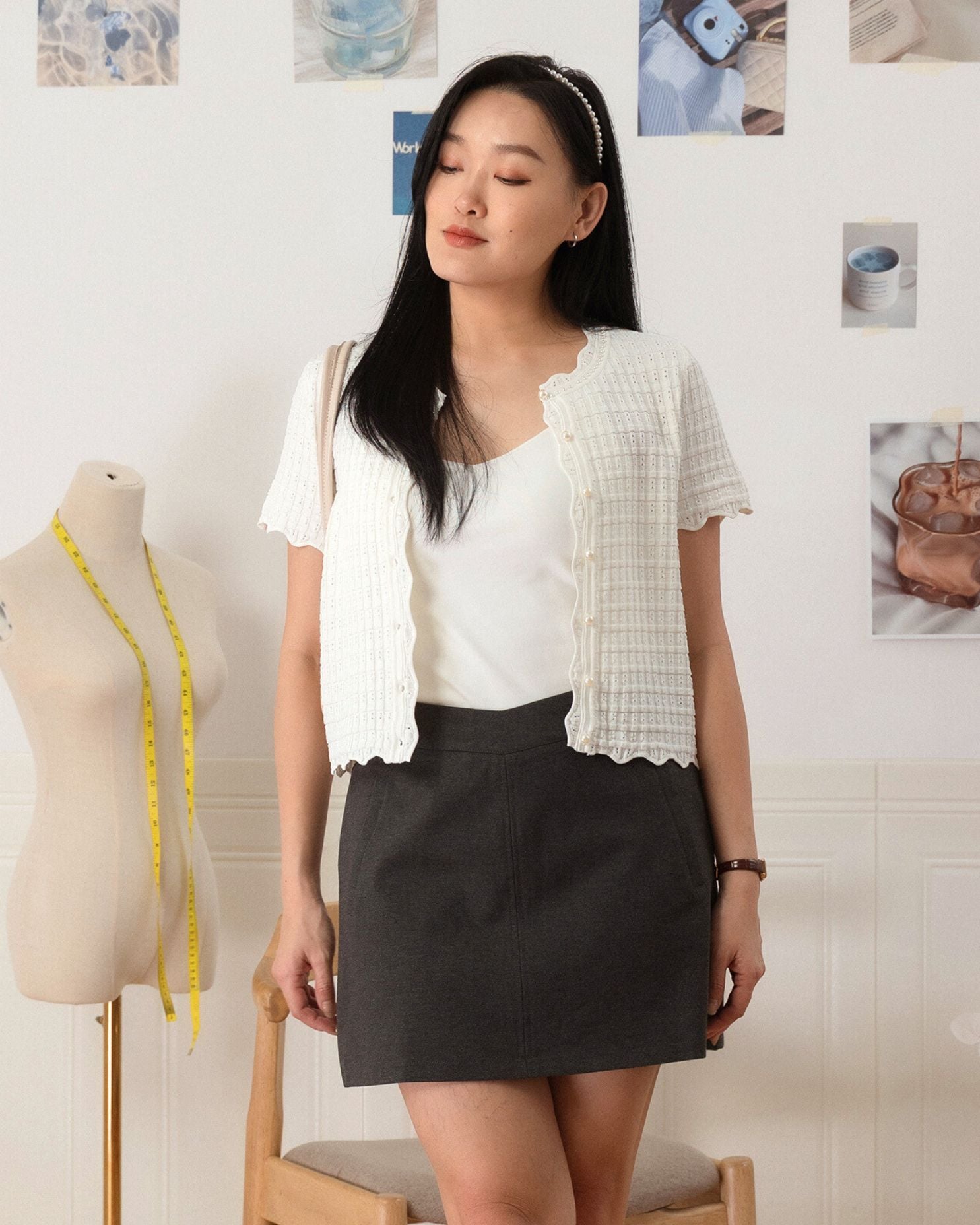 Hermosa Ponte Skirt ZPK5014 view 7