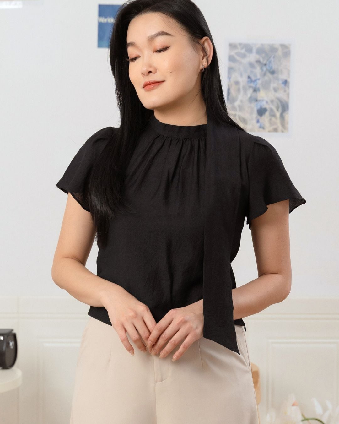 Jill Floating Neck Top ZBP5077 view 2