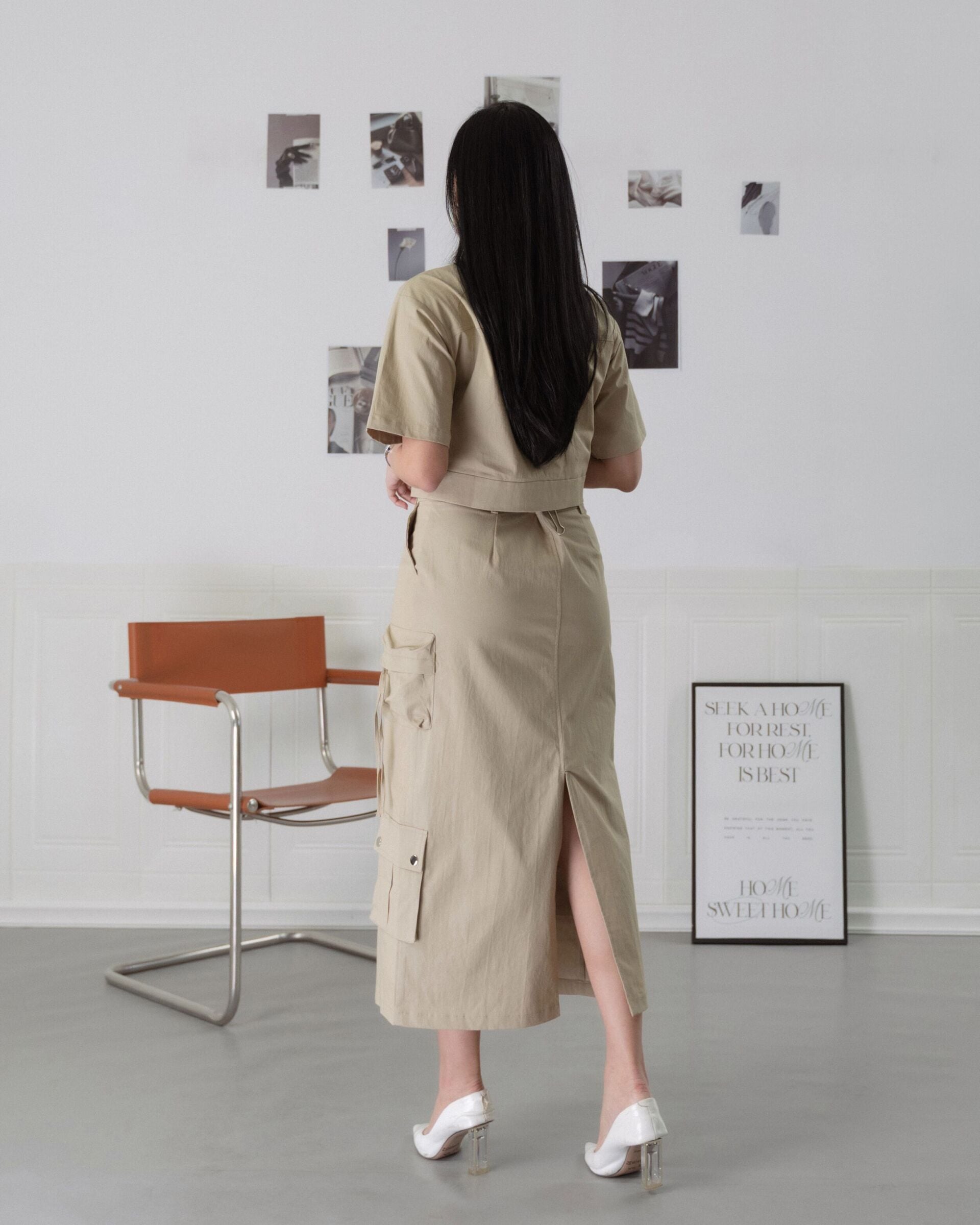 Alba Midi Skirt ZSK5022 view 7