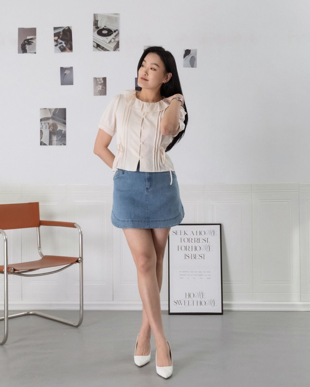 Rhea Frill Collar Blouse ZBP5104 view 8
