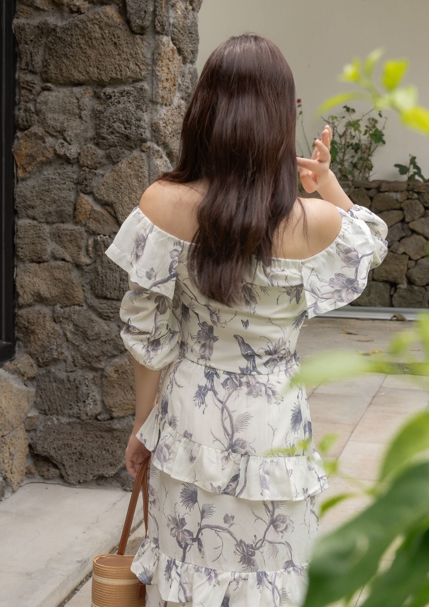 Milly Floral Off-Shoulder Top ZBP5126 view 4
