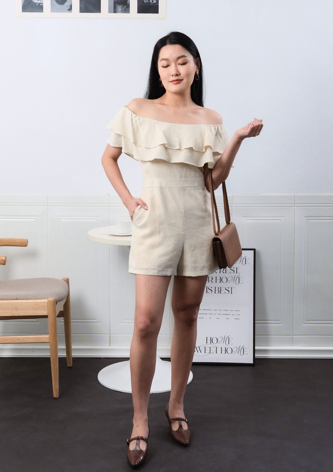 Sade Off-Shoulder Romper ZBL5010 view 6