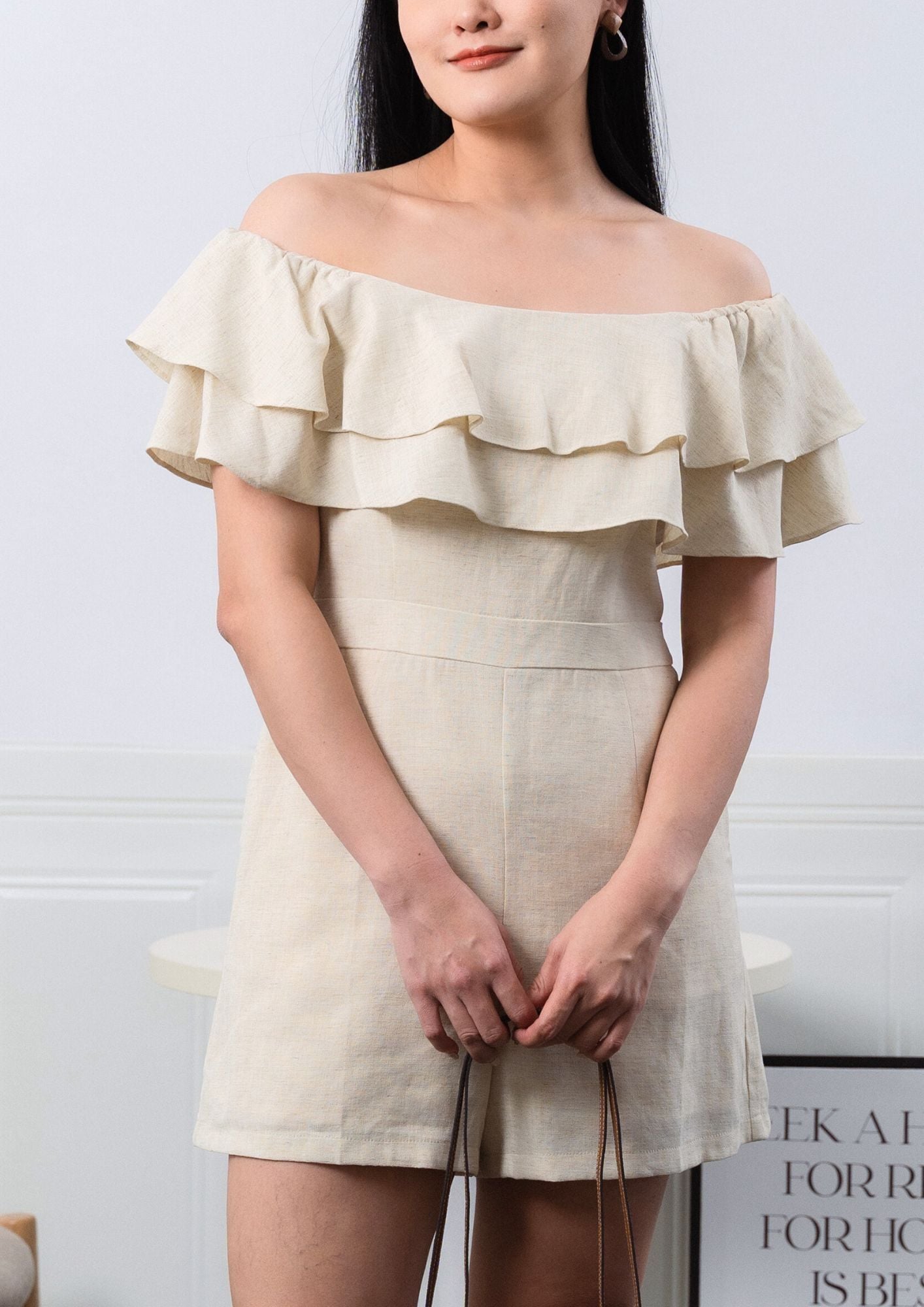 Sade Off-Shoulder Romper ZBL5010 view 5