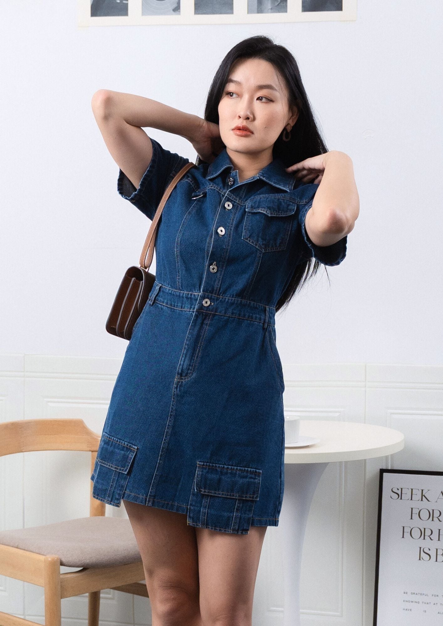 Ruby Denim Dress ZBL5014 view 2