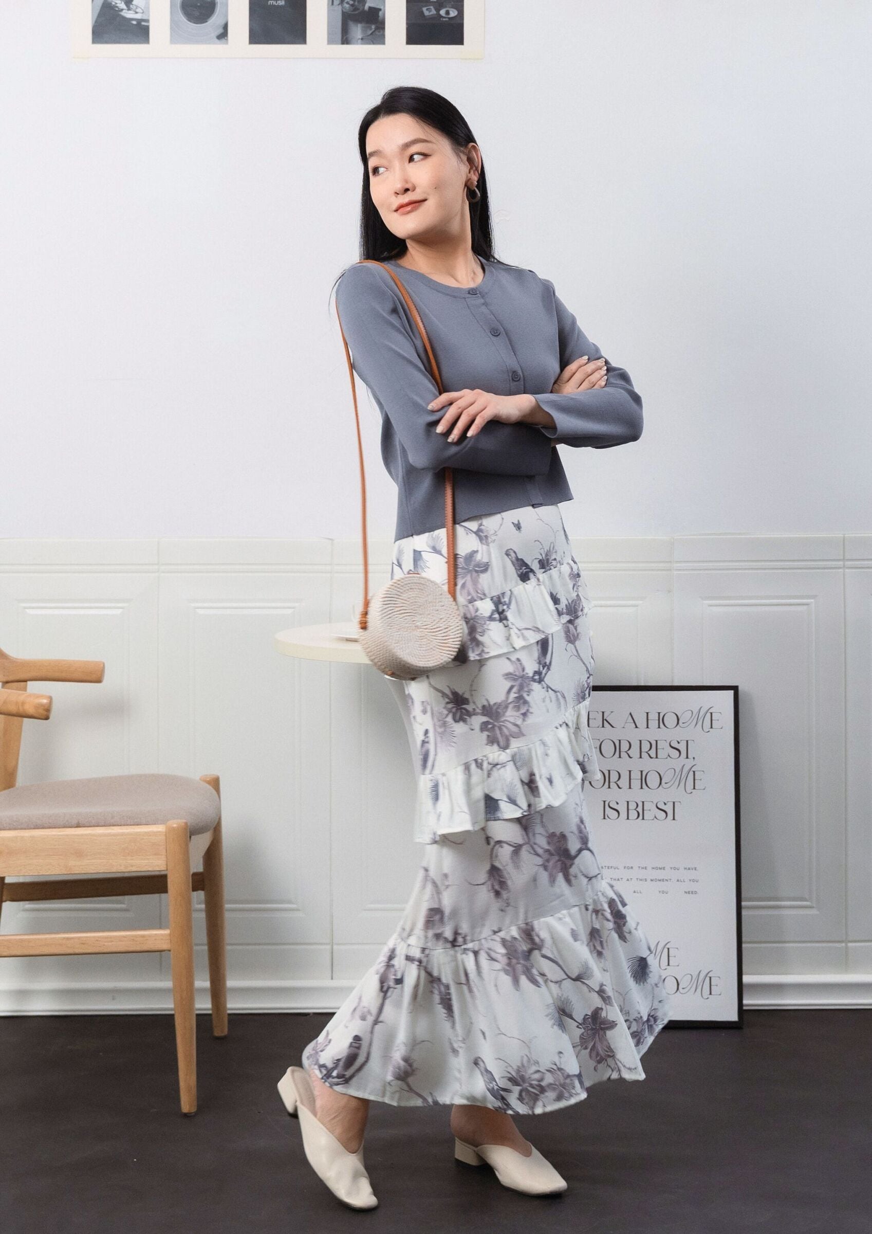 Milly Ruffle Skirt ZSK5030 view 5
