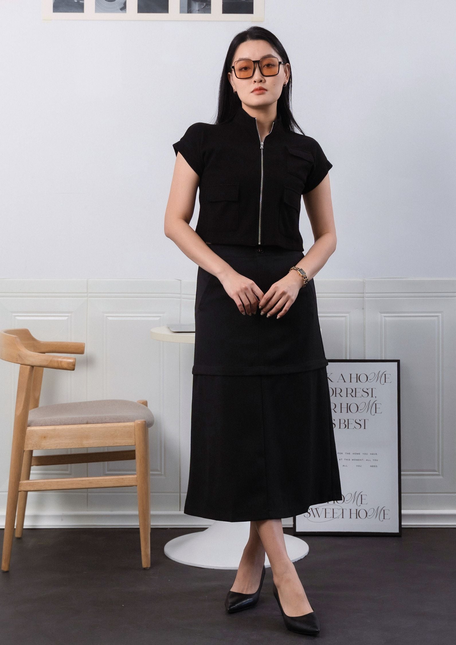 Quinn 2-in-1 Zip Skirt ZSK5018 view 4